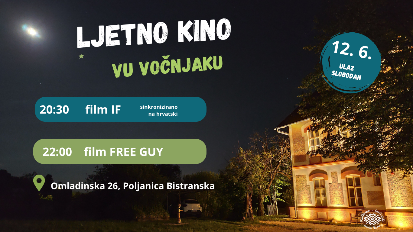 Ljetno kino u voćnjaku donosi filmsku večer pod zvijezdama
