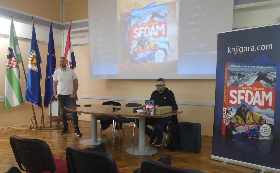 Knjižnica i planinari predstavili knjigu „Sedam“ autora Marija Celinića