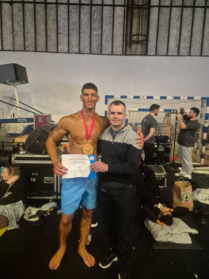 Načelnik Drviš posjetio Ivana Žagmeštra, prvaka Balkana i viceprvaka Europe u body buildingu - fotografija 4