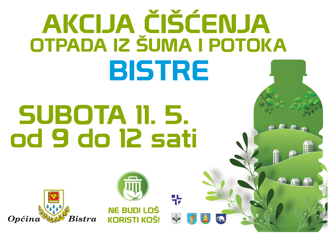 Akcija čišćenja otpada iz šuma i potoka Bistre