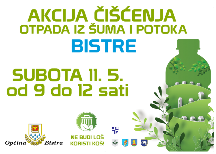 AKCIJA ČIŠĆENJA OTPADA IZ ŠUMA I POTOKA BISTRE - fotografija 1