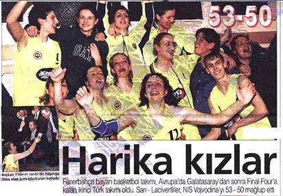 26 Şubat 2004 Fenerbahçe 53-50 Vojvodina