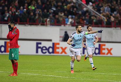 25 Şubat 2016 Lokomotif Moskova 1-1 Fenerbahçe