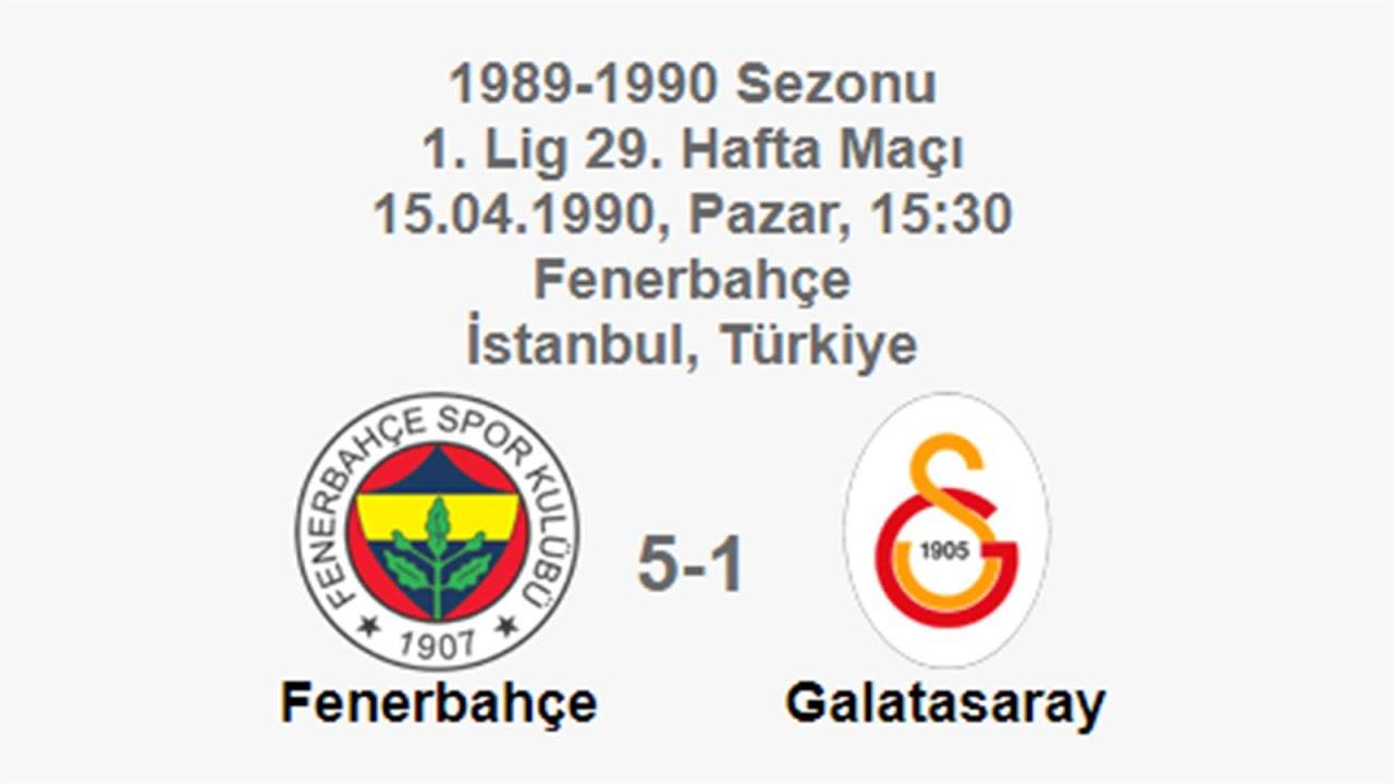 Fenerbahçe 5-1 Galatasaray