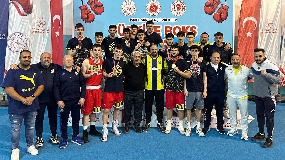 Boksörlerimiz, Genç Erkekler Türkiye Şampiyonası’nda 8 madalya kazandı
