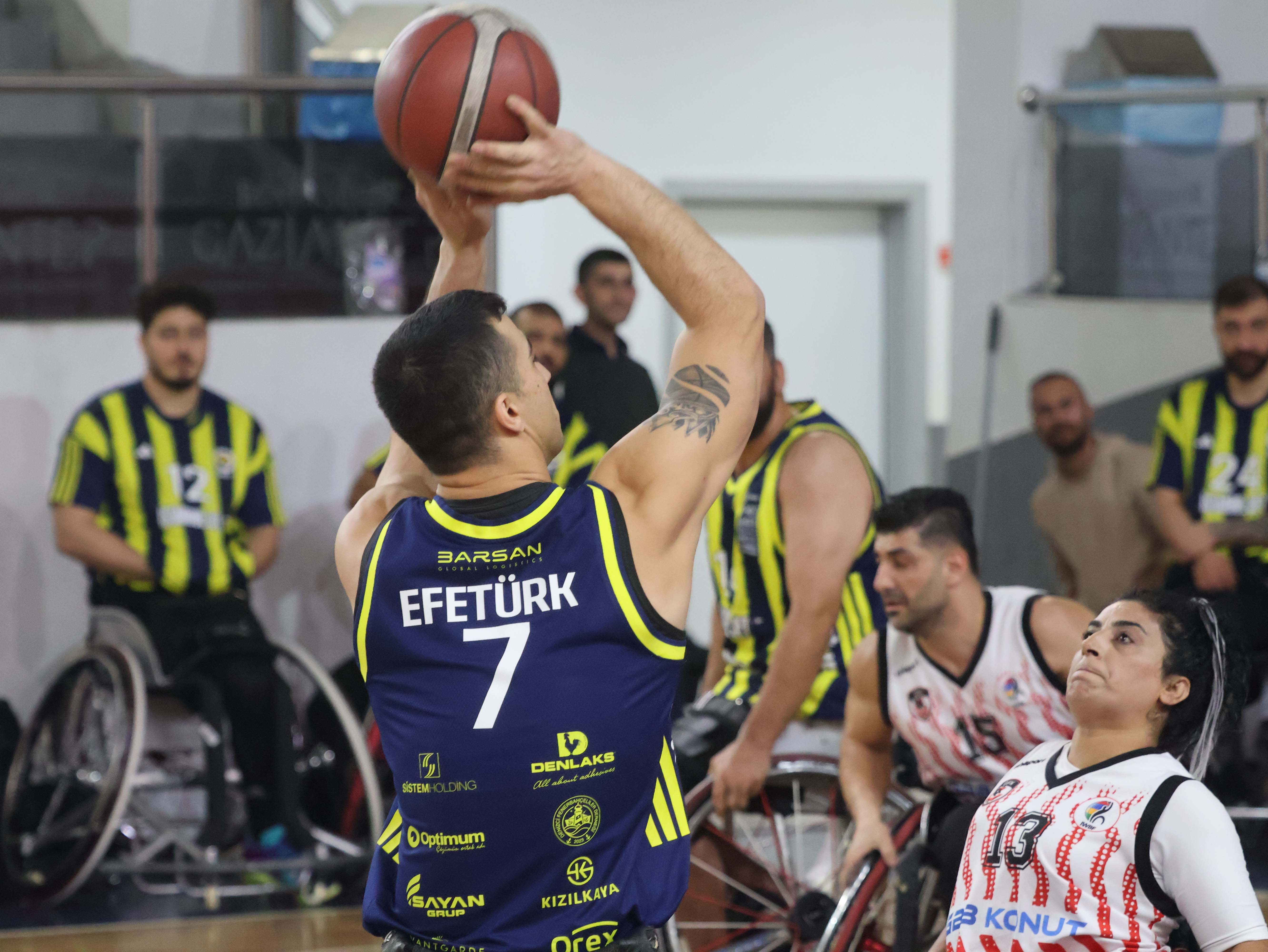 Gazişehir Gaziantep 51-85 Fenerbahçe İstanbul Jet
