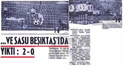 10 Ocak 1971 Fenerbahçe: 2 - Beşiktaş: 0