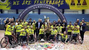Tekerlekli sandalye basketbolda şampiyon Fenerbahçe