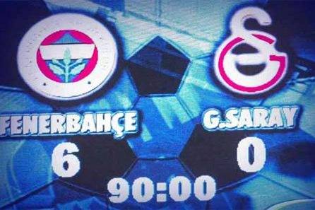 Fenerbahçe 6-0 Galatasaray