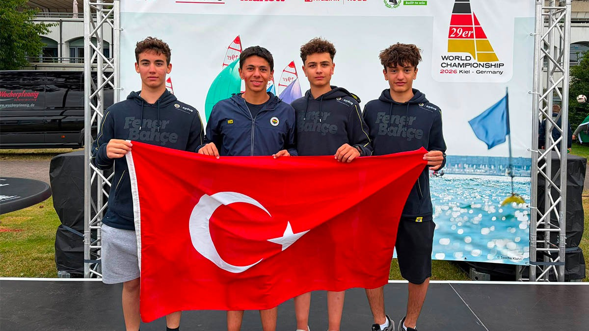 Yelkencilerimiz, 29er Dünya Şampiyonası’nda kürsüye çıktı