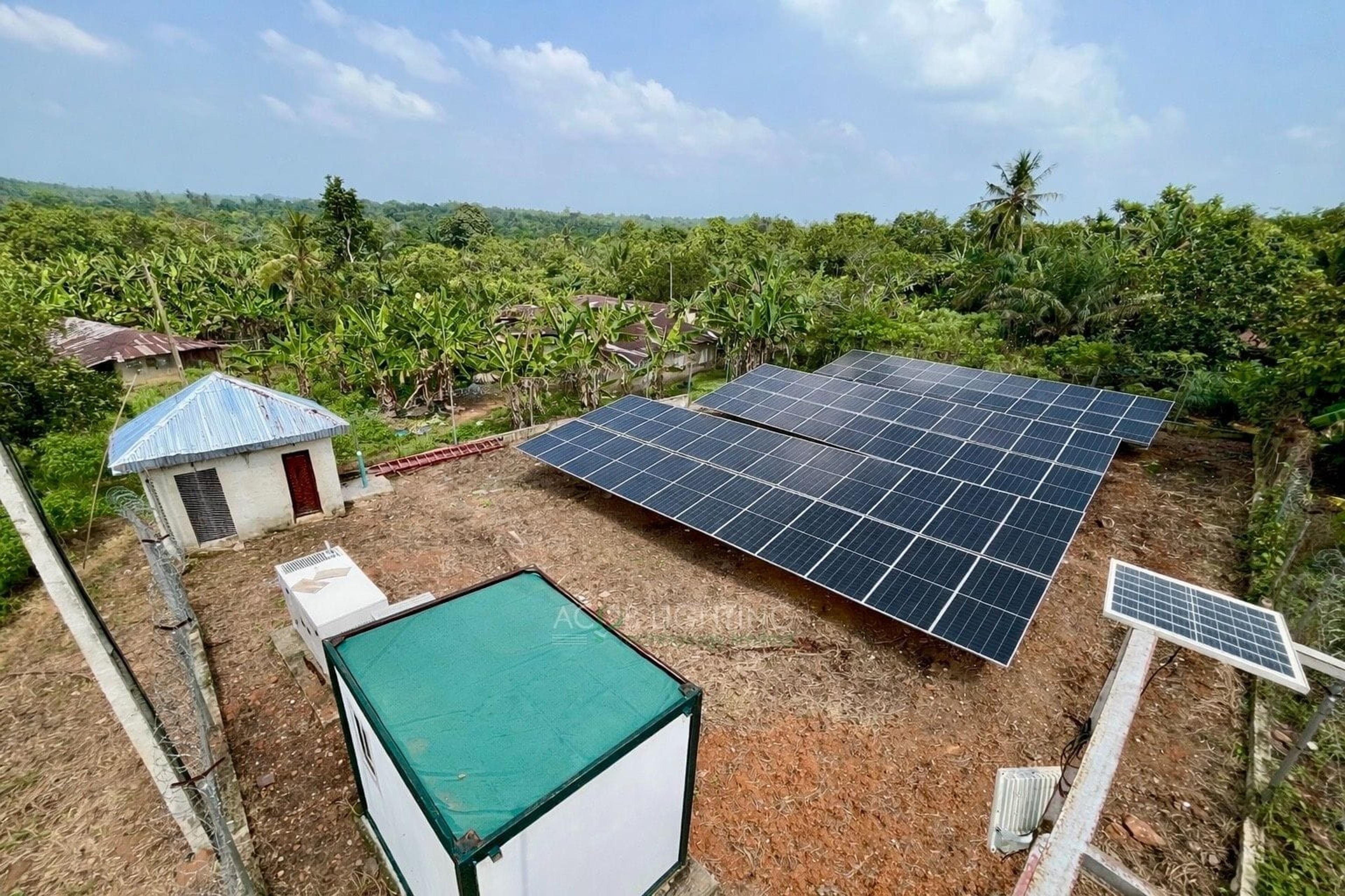 Bolorunduro Adaja Community 40 kWp Hybrid Solar Mini-Grid Project for Rural Electrification, Ondo State, Nigeria - Installation Photo 2