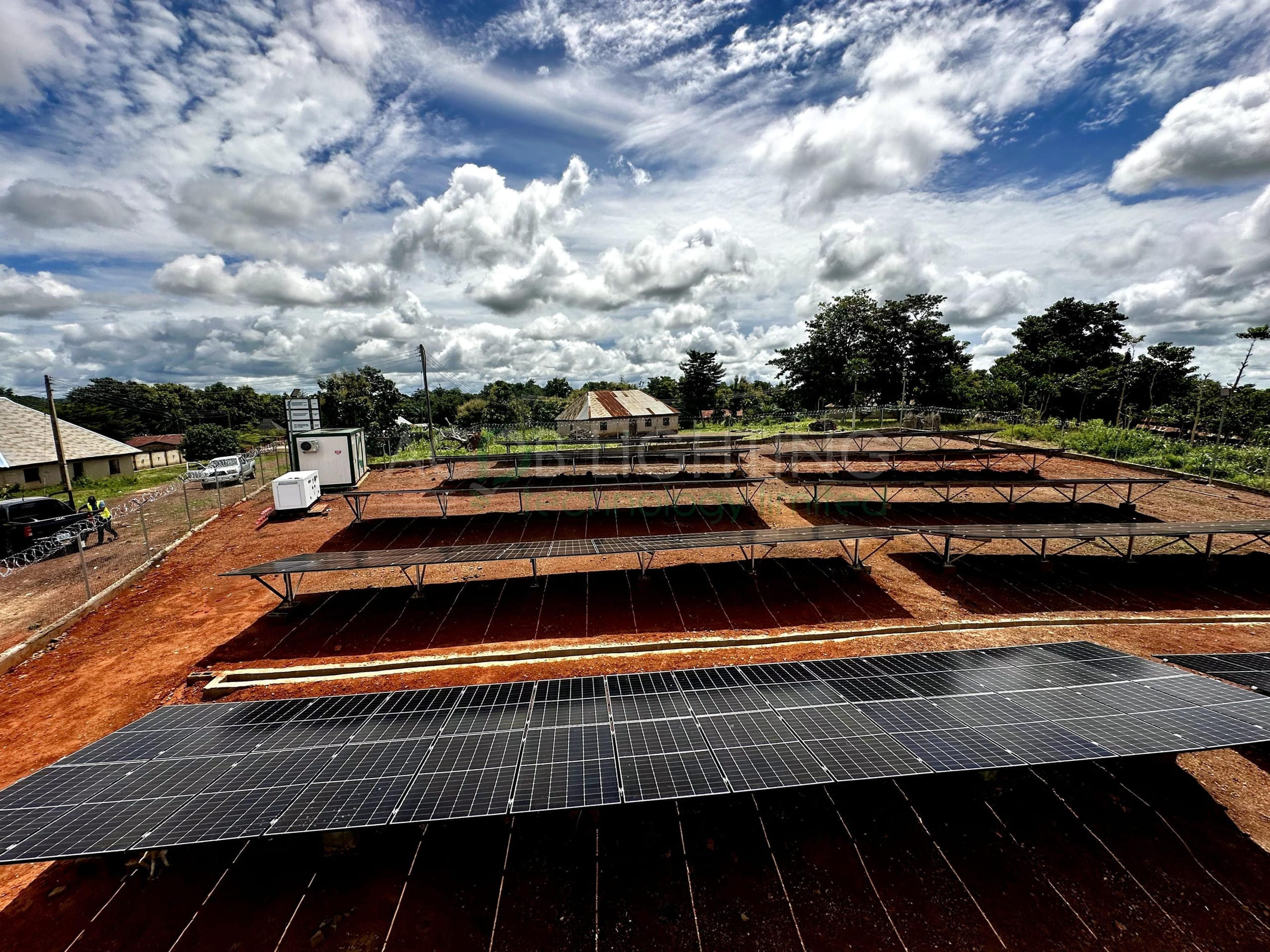 Musha 150 kWp Hybrid Solar Mini-Grid Project for Rural Electrification, Nasarawa State, Nigeria - Installation Photo 4