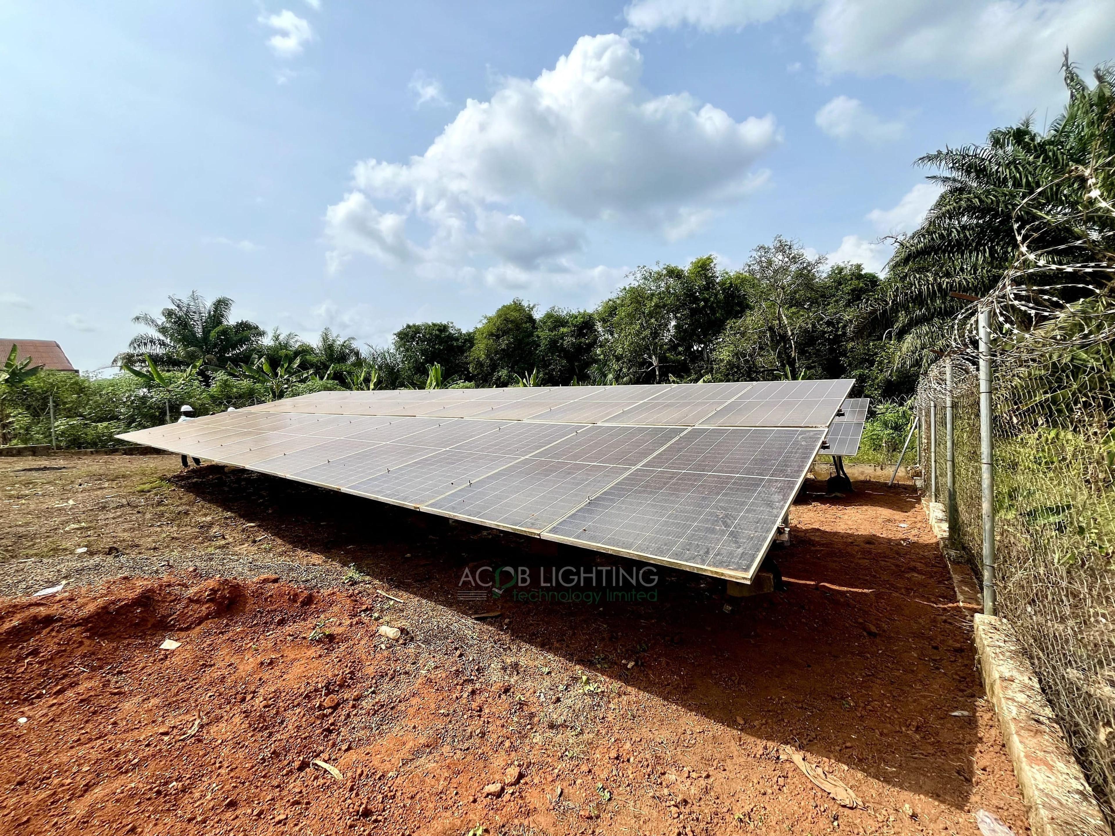 Bolorunduro Adewole Community 40 kWp Hybrid Solar Mini-Grid Project for Rural Electrification, Ondo State, Nigeria - Installation Photo 7