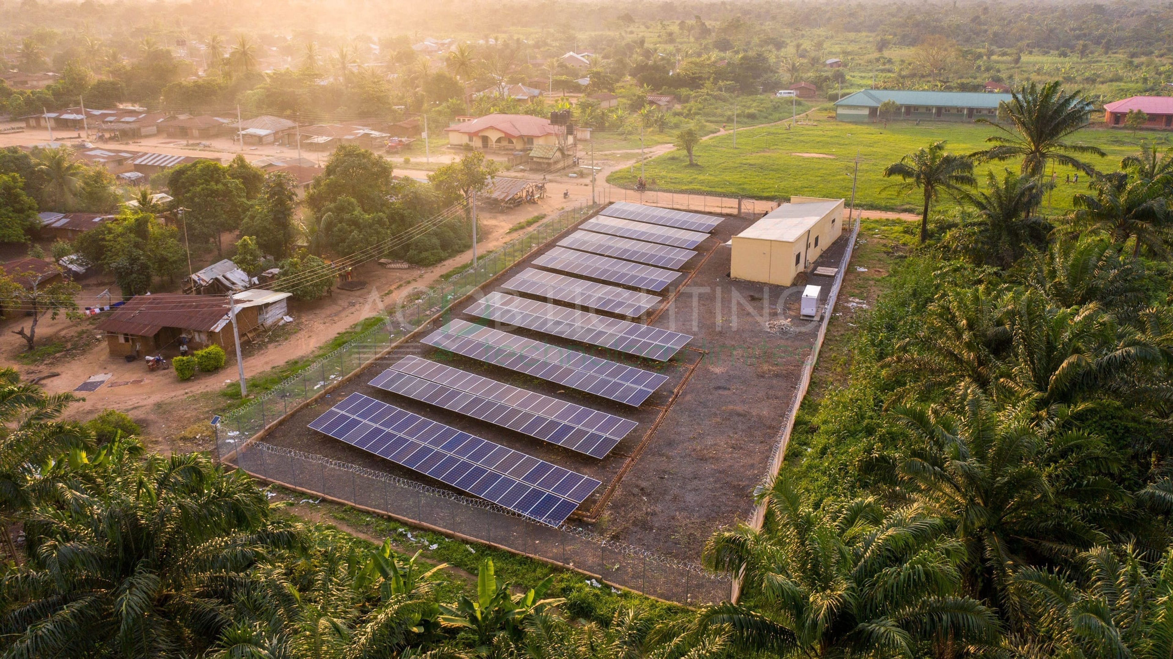 Adebayo 100 kWp Hybrid Solar Mini-Grid Project for Rural Electrification.