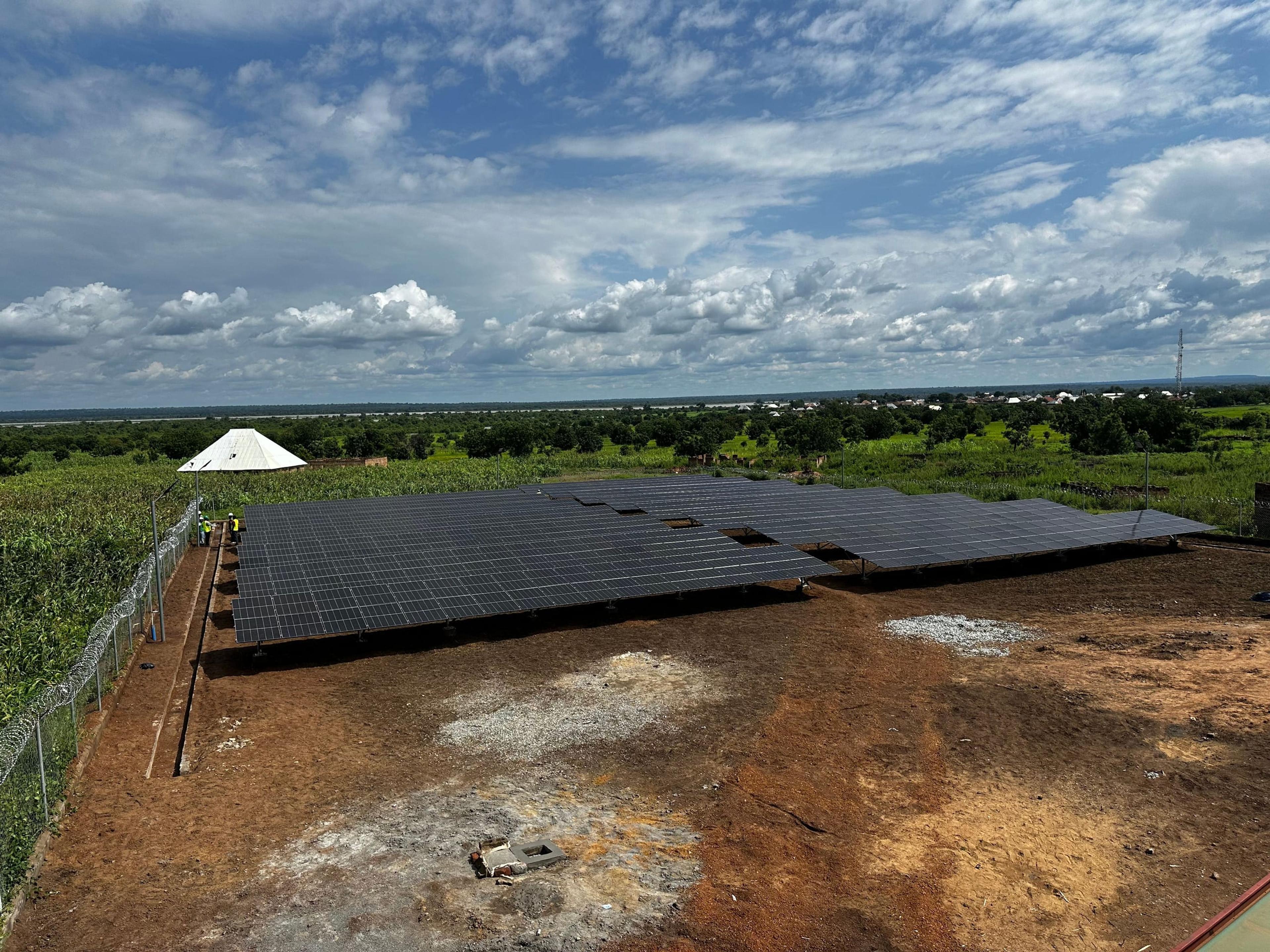 Tunga 300 kWp Hybrid Solar Mini-Grid Project for Rural Electrification, Nasarawa State, Nigeria - Installation Photo 4