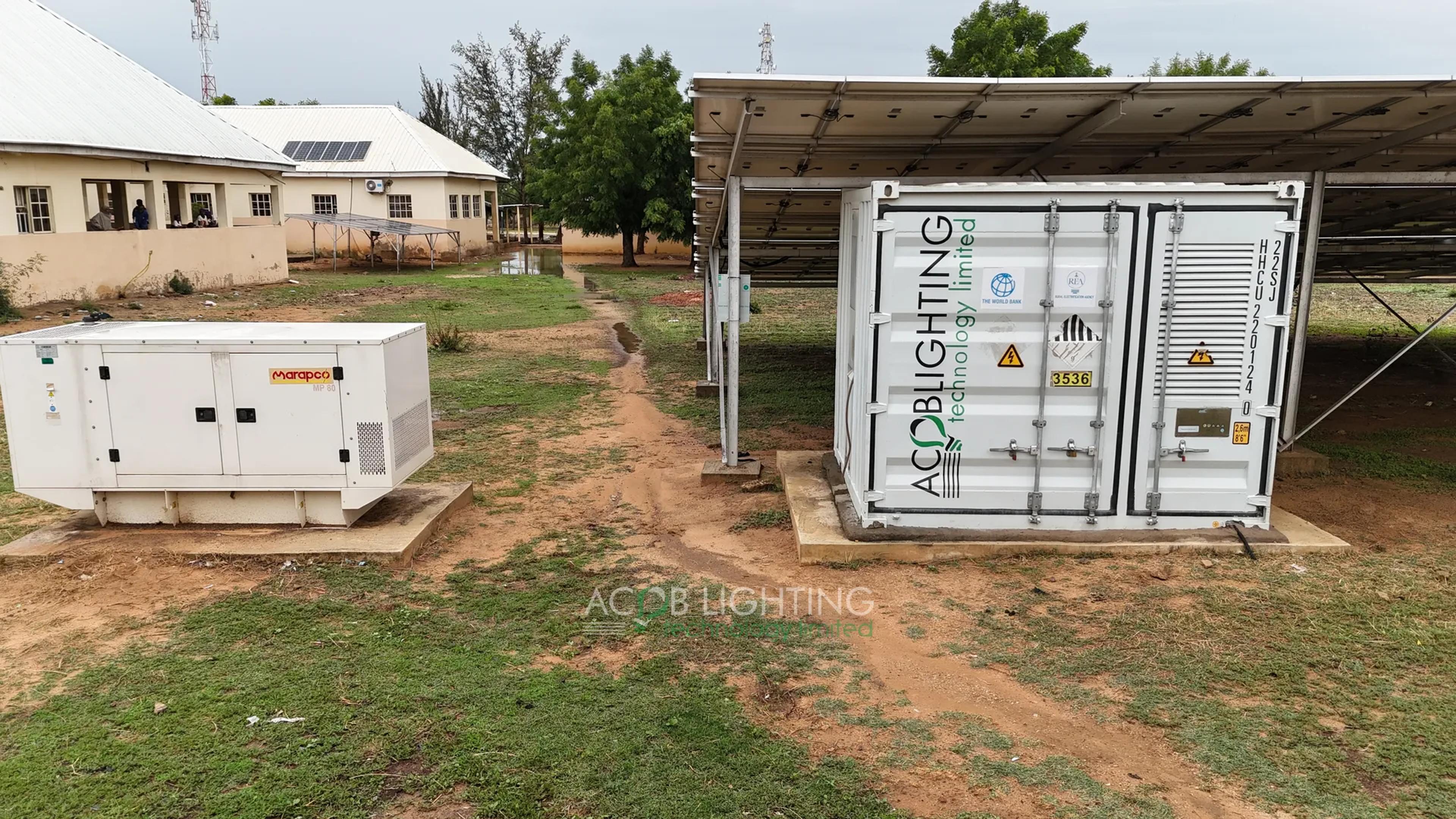 Solar power and battery storage installations at Dawakin Tofa General Hospital, Kano State (dawakin-tofa-general-hospital-6)