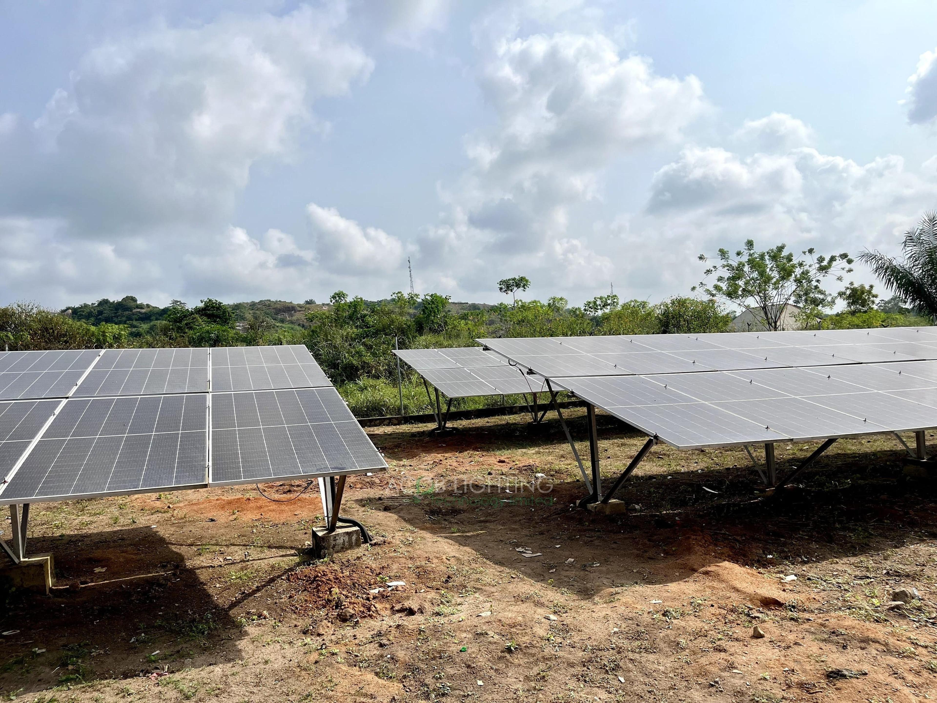 Otu-Costain Community 70 kWp Hybrid Solar Mini-Grid Project for Rural Electrification, Ondo State, Nigeria - Installation Photo 6