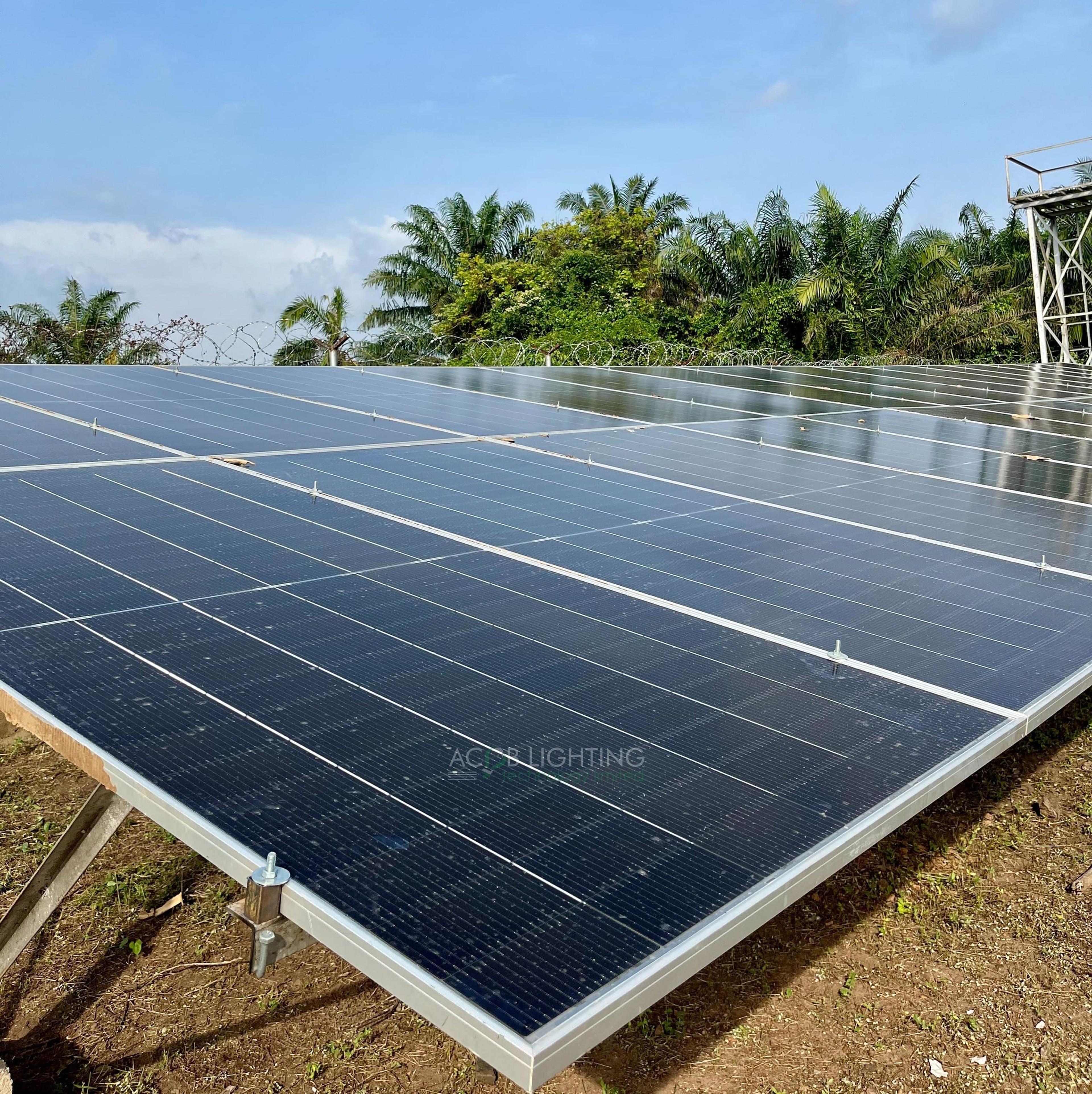 Ayetoro Community 40 kWp Hybrid Solar Mini-Grid Project for Rural Electrification, Edo State, Nigeria - Installation Photo 2