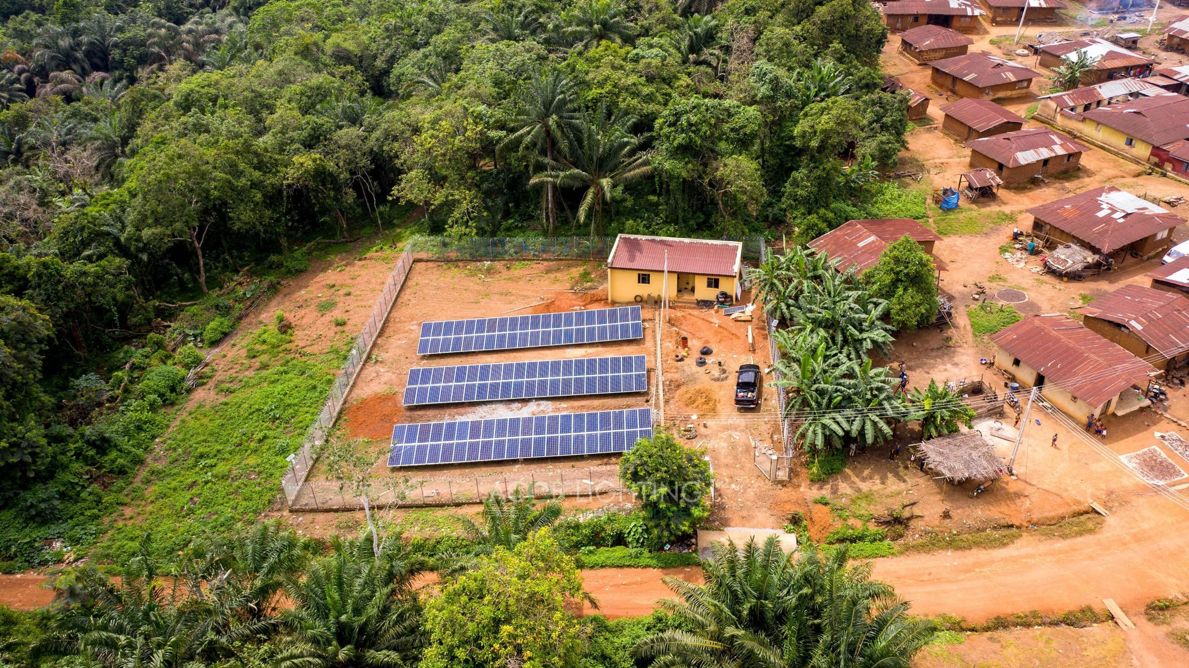 Obadore Community 40 kWp Hybrid Solar Mini-Grid Project for Rural Electrification, Ondo State, Nigeria - Installation Photo 6