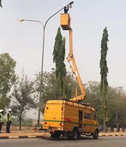 Airport Road Streetlighting Infrastructure Project, FCT, Nigeria