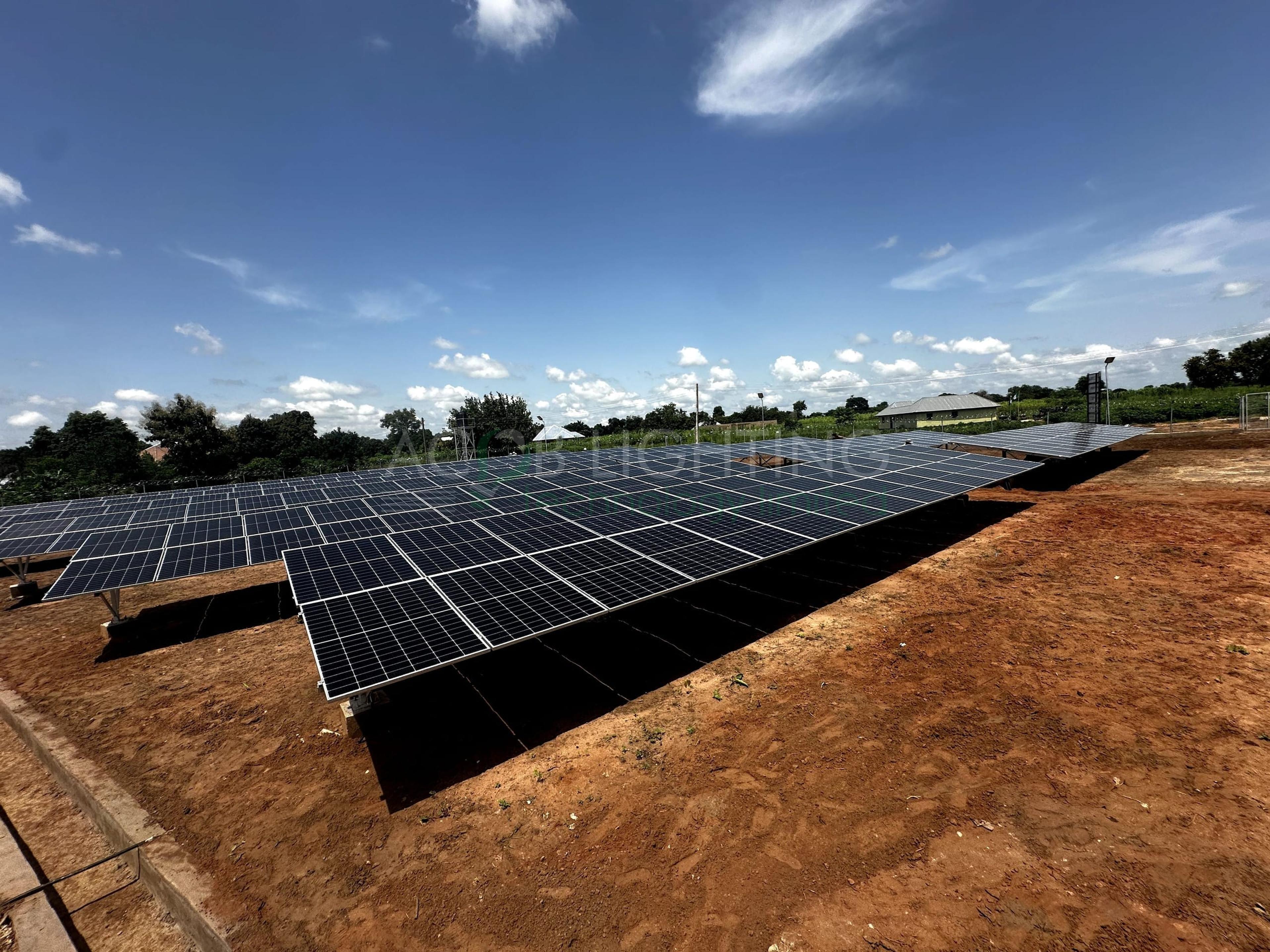 Ogufa 200 kWp Hybrid Solar Mini-Grid Project for Rural Electrification, Nasarawa State, Nigeria - Installation Photo 3