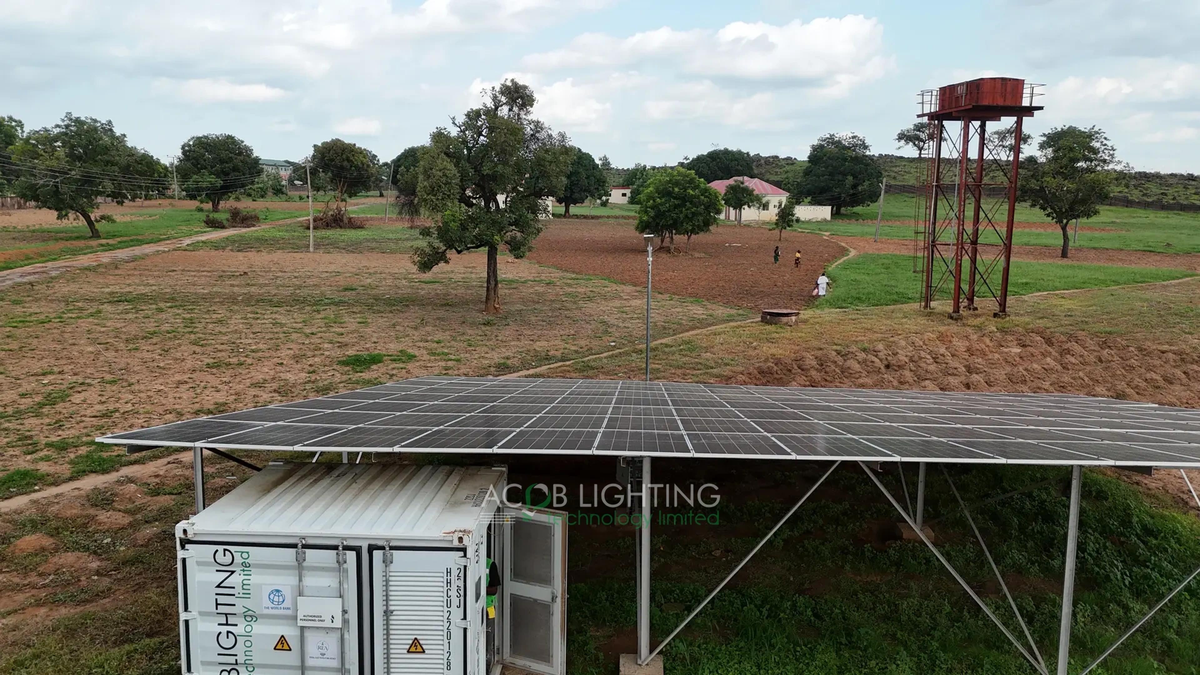 Gwantu General Hospital 50 kWp Solar + Battery Backup System Project for Secondary Healthcare, Kaduna State, Nigeria - Installation Photo 6