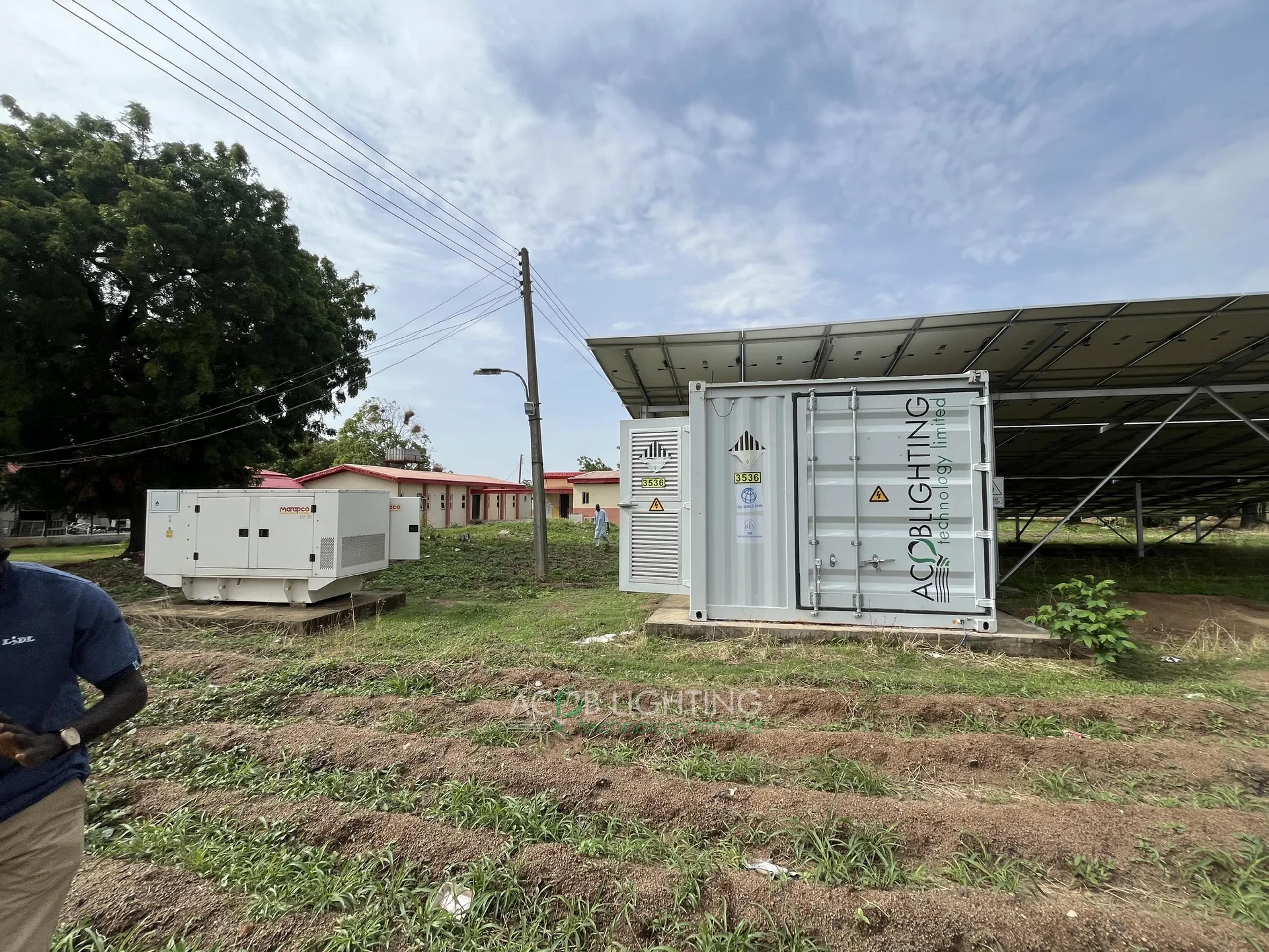 Solar power and battery storage installations at Ikara Zonal Hospital, Kaduna State (ikara-general-hospital-4)