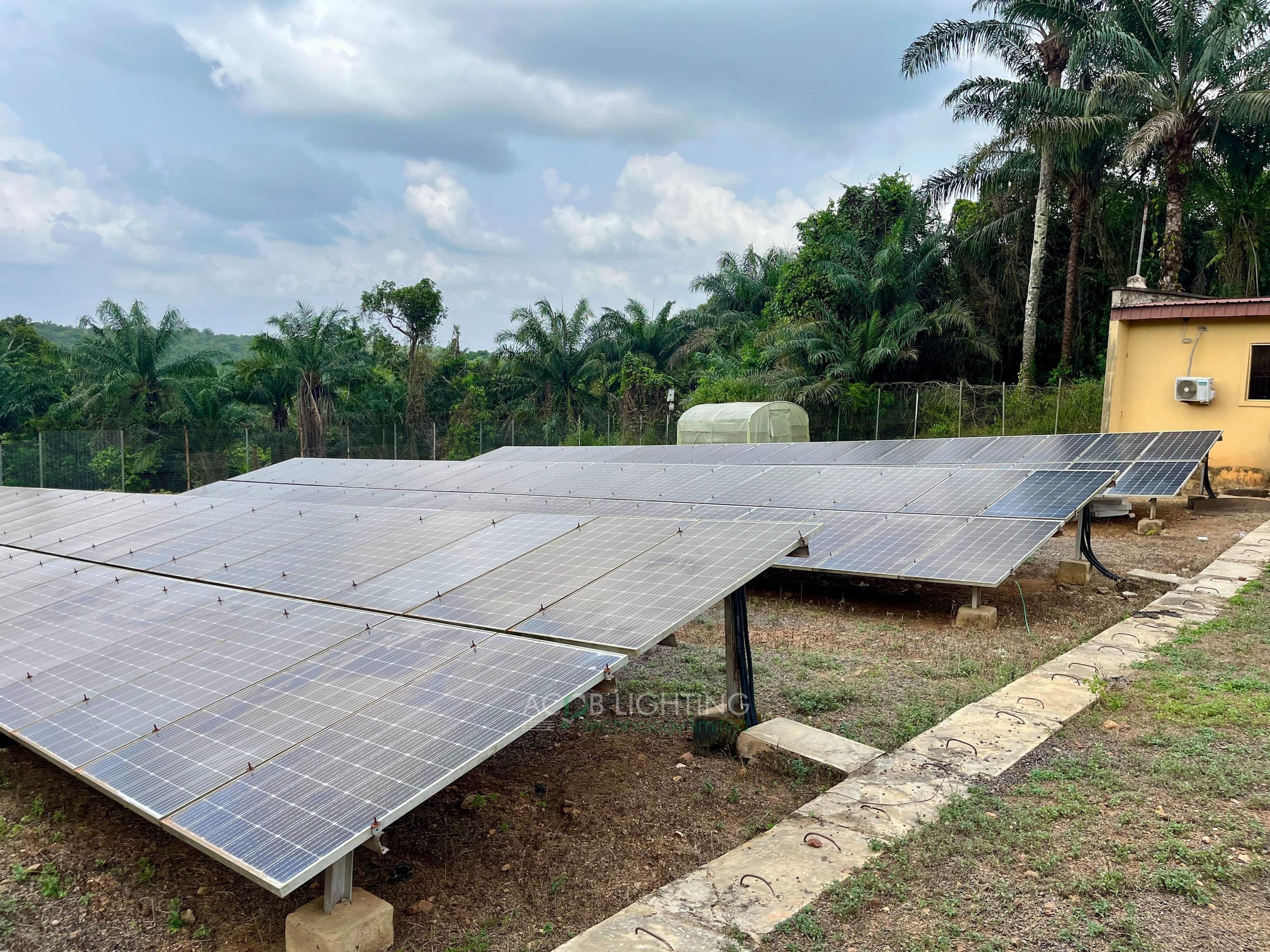 Obadore Community 40 kWp Hybrid Solar Mini-Grid Project for Rural Electrification, Ondo State, Nigeria - Installation Photo 1