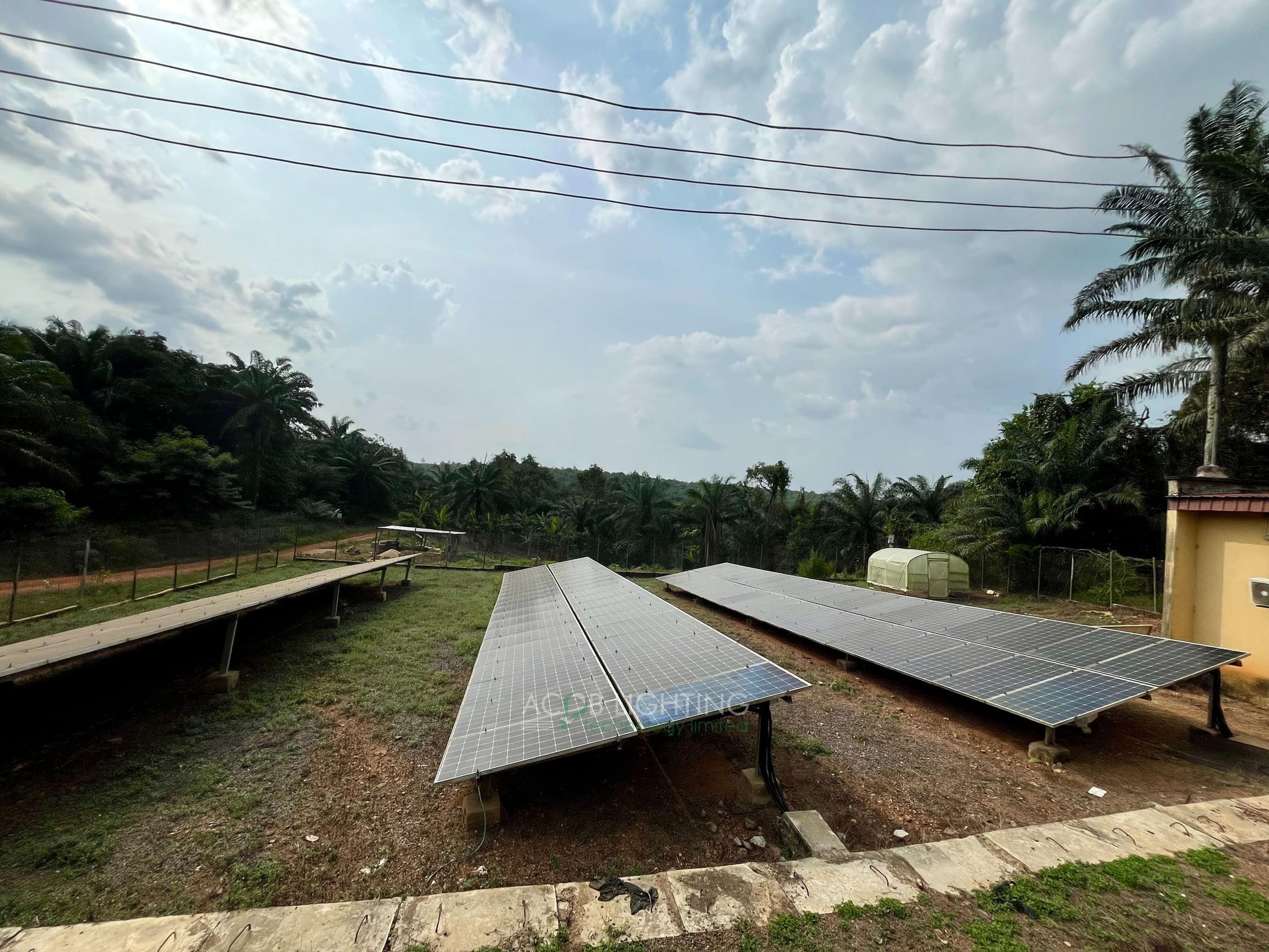 Obadore Community 40 kWp Hybrid Solar Mini-Grid Project for Rural Electrification, Ondo State, Nigeria - Installation Photo 3