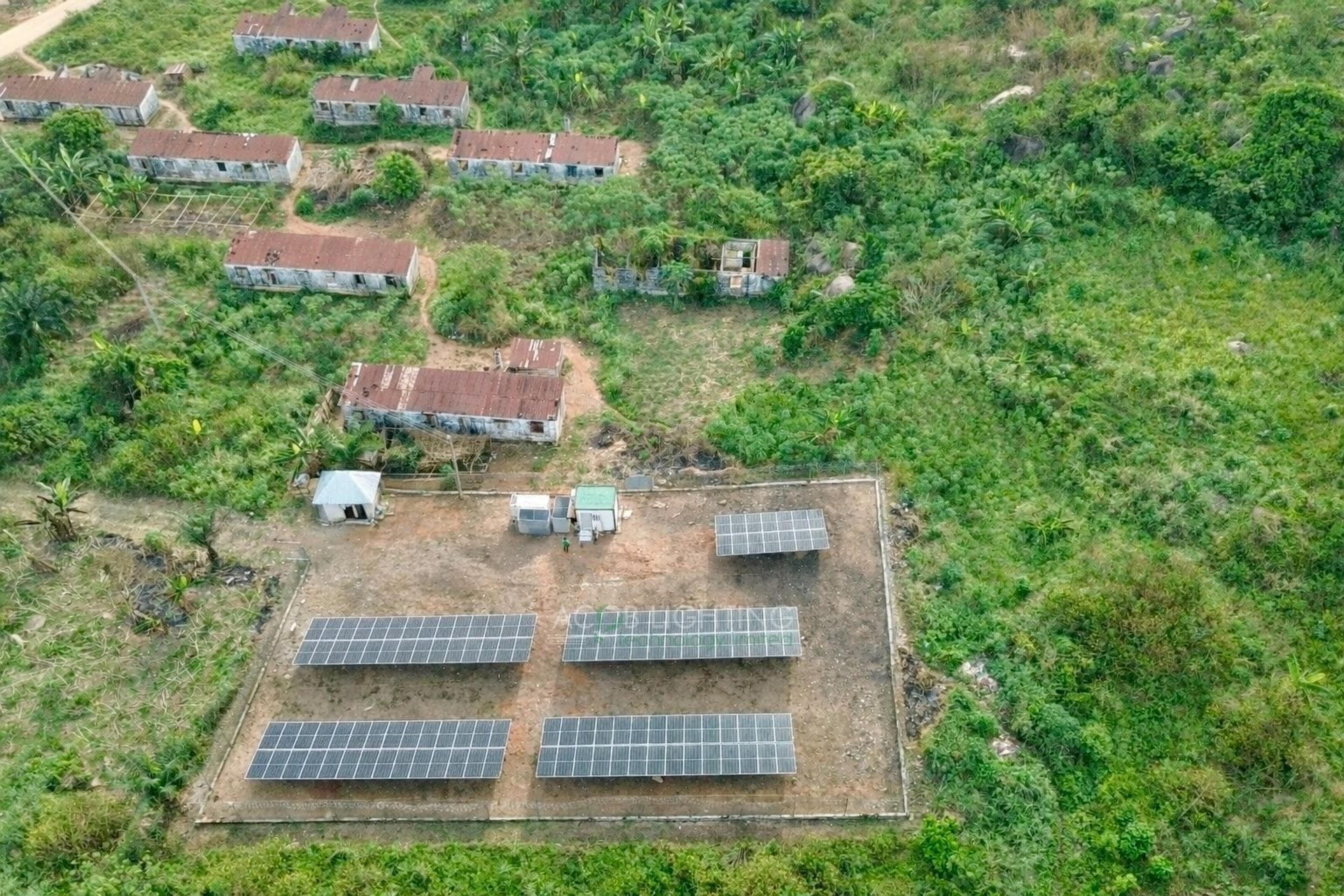 Otu-Costain Community 70 kWp Hybrid Solar Mini-Grid Project for Rural Electrification, Ondo State, Nigeria - Installation Photo 8