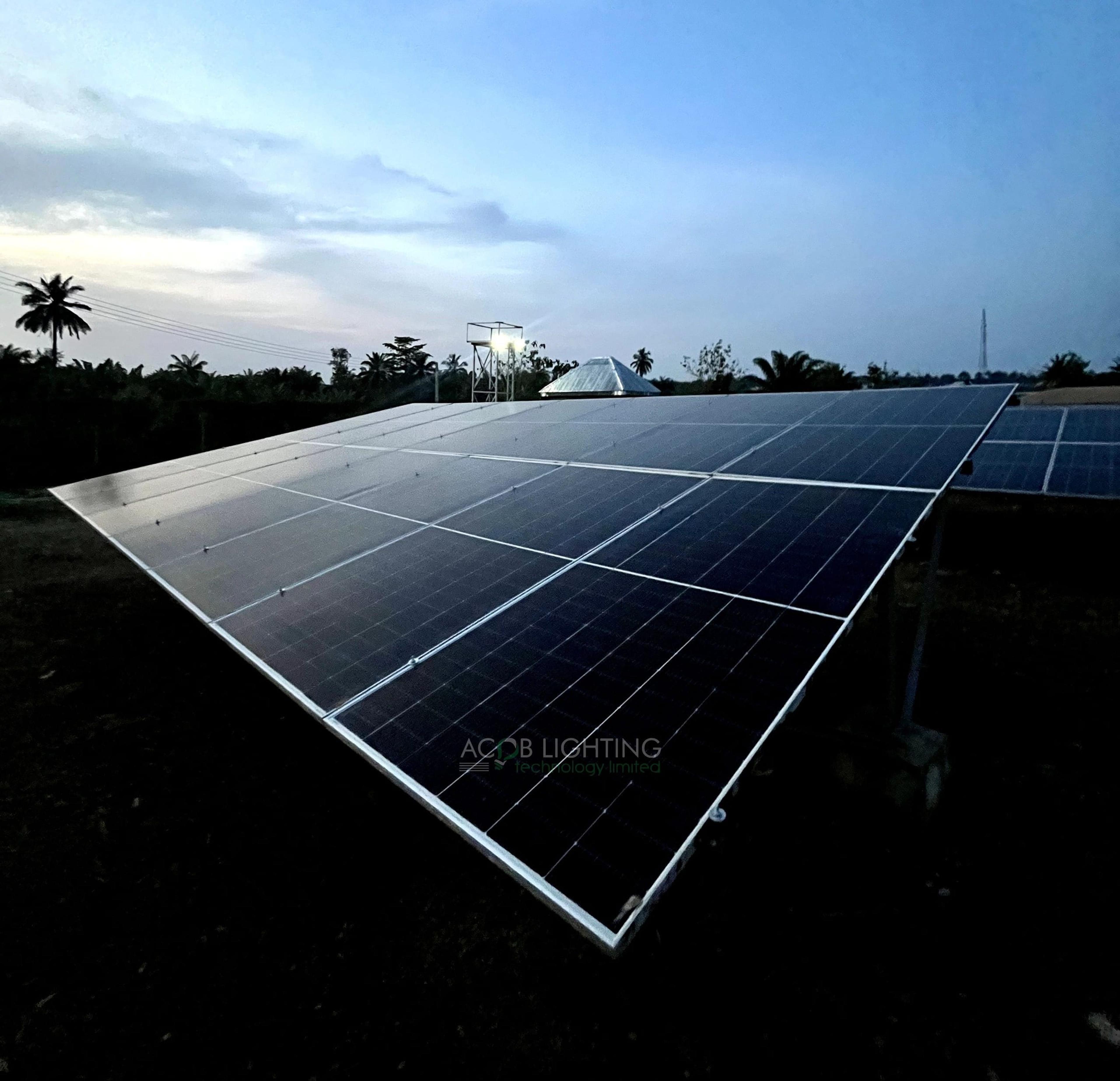 Asejire Community 70 kWp Hybrid Solar Mini-Grid Project for Rural Electrification, Ondo State, Nigeria - Installation Photo 4