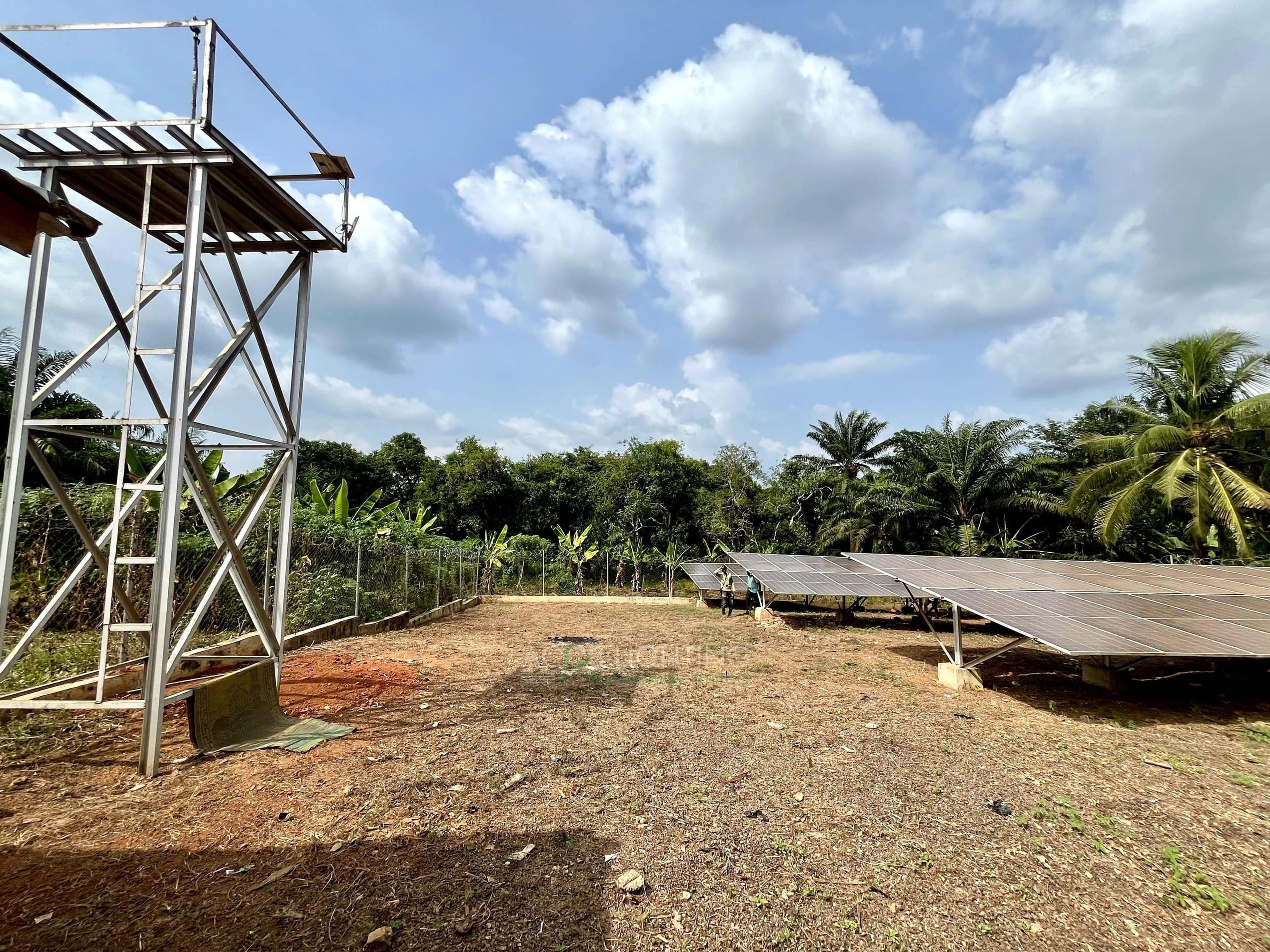 Bolorunduro Adewole Community 40 kWp Hybrid Solar Mini-Grid Project for Rural Electrification, Ondo State, Nigeria - Installation Photo 4