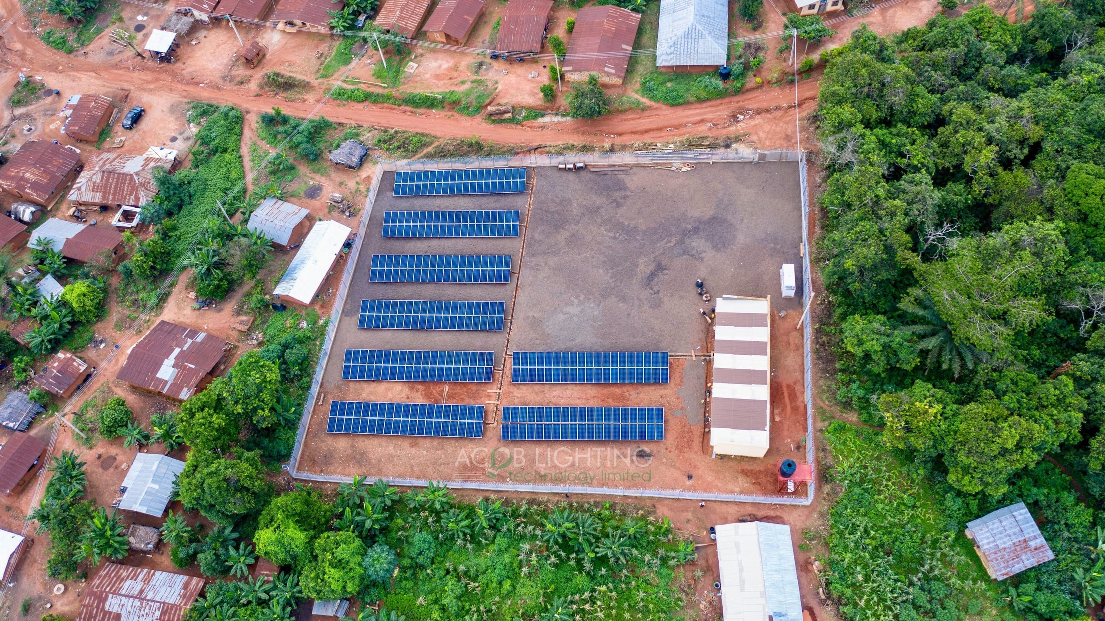 Olooji Community 100 kWp Hybrid Solar Mini-Grid Project for Rural Electrification.