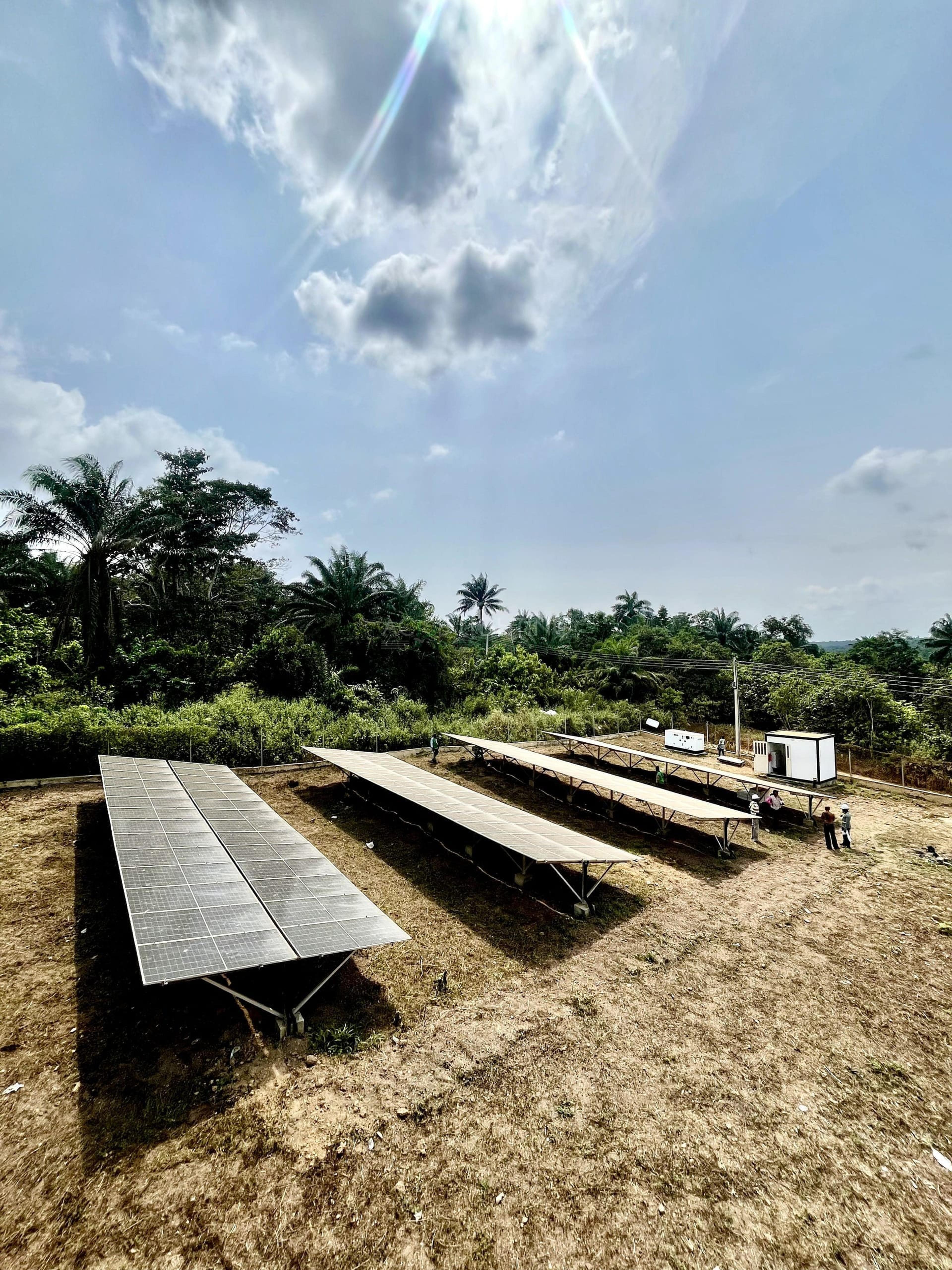 Mile 13 Community 60 kWp Hybrid Solar Mini-Grid Project for Rural Electrification, Ondo State, Nigeria - Installation Photo 4