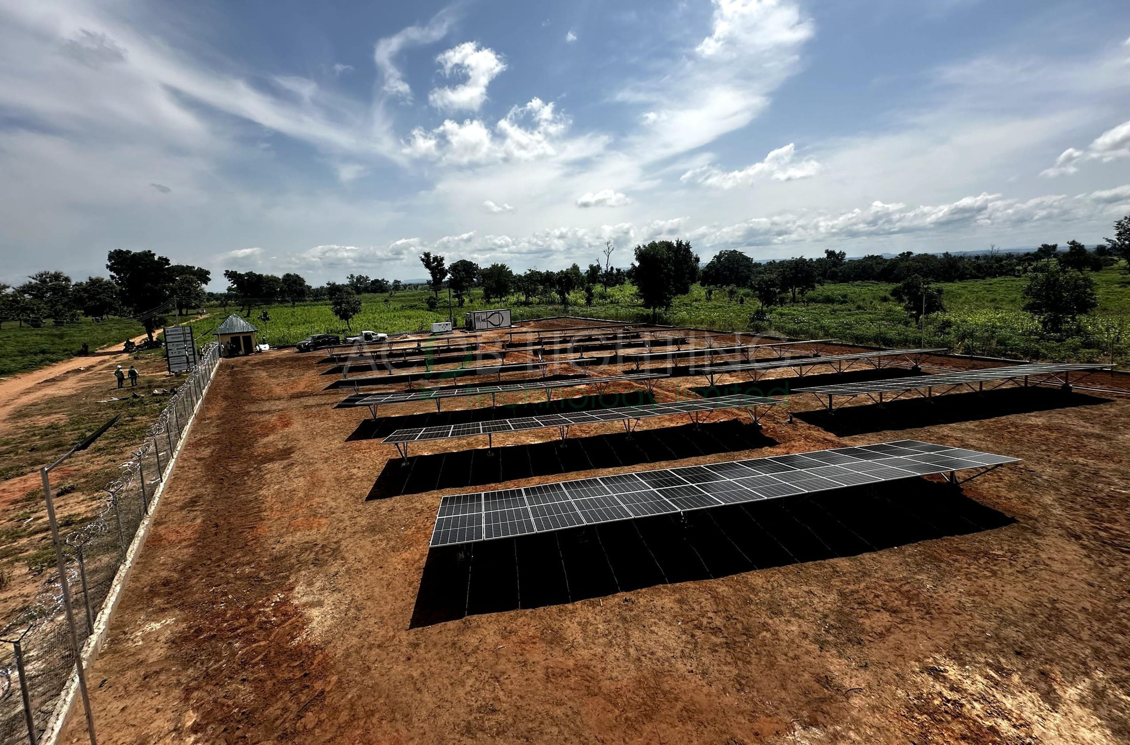 Ogufa 200 kWp Hybrid Solar Mini-Grid Project for Rural Electrification, Nasarawa State, Nigeria - Installation Photo 4