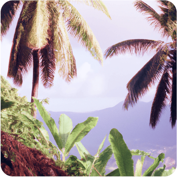 Scene from a memory about the island of Martinique