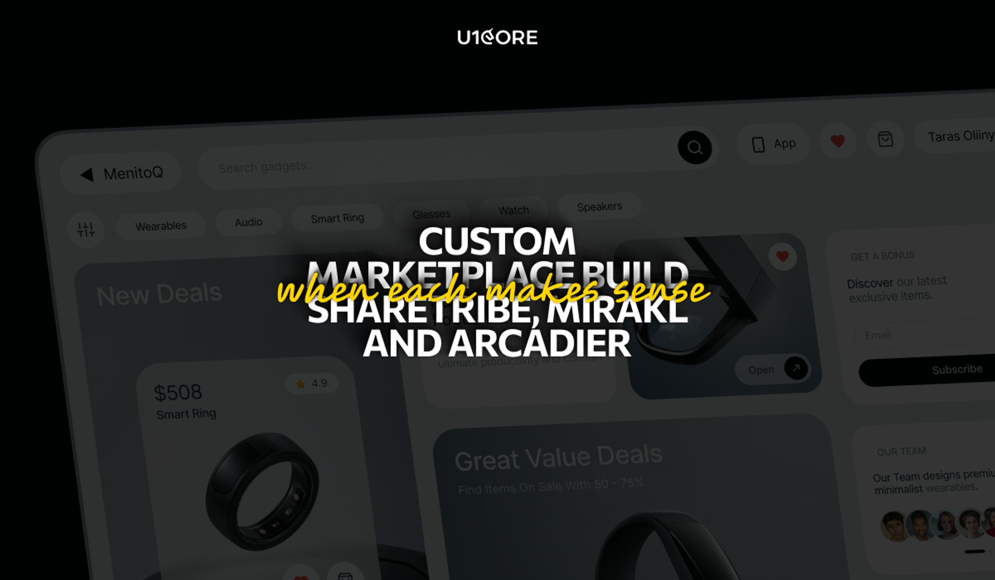 Custom marketplace build vs Sharetribe, Mirakl and Arcadier: when each makes sense