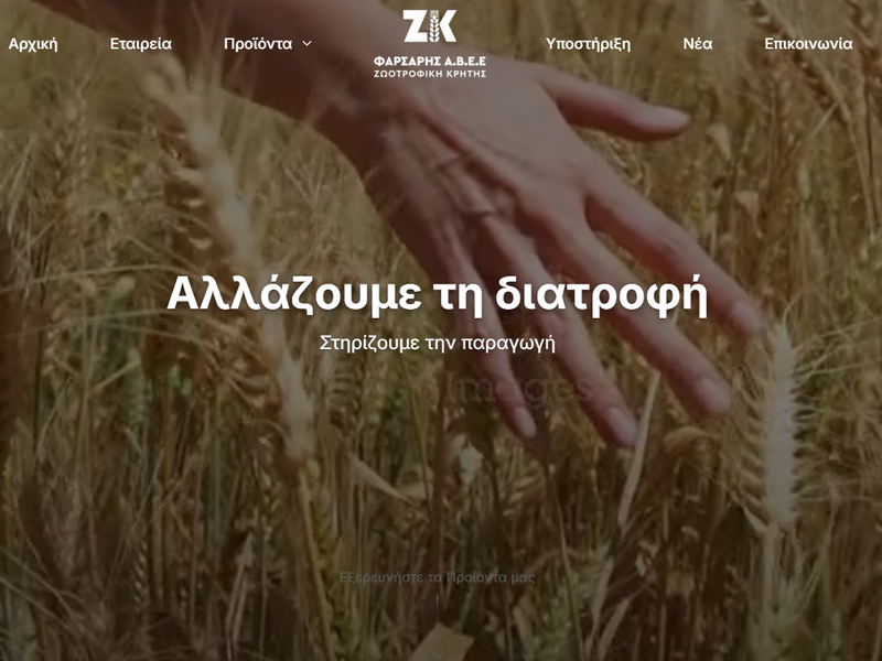 Ιστοσελίδα Φαρσάρης Α.Β.Ε.Ε