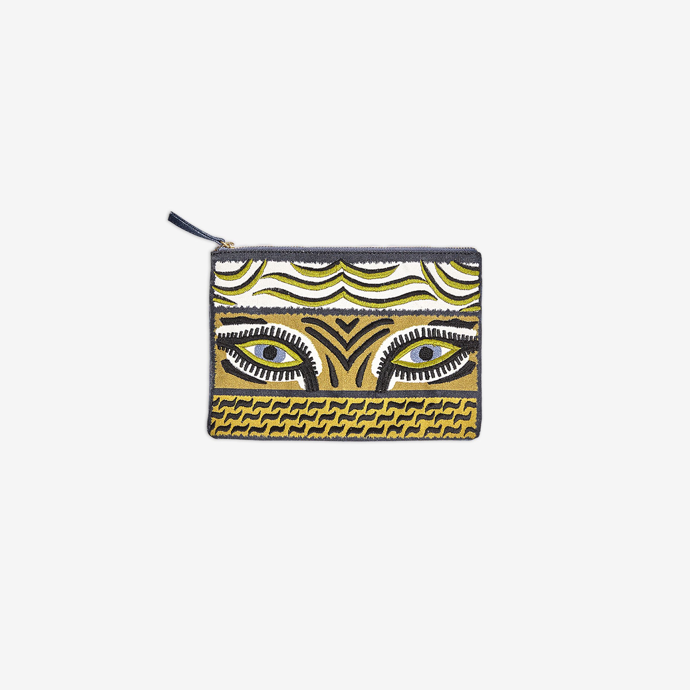 Pouch - Mantra Eyes - Gold