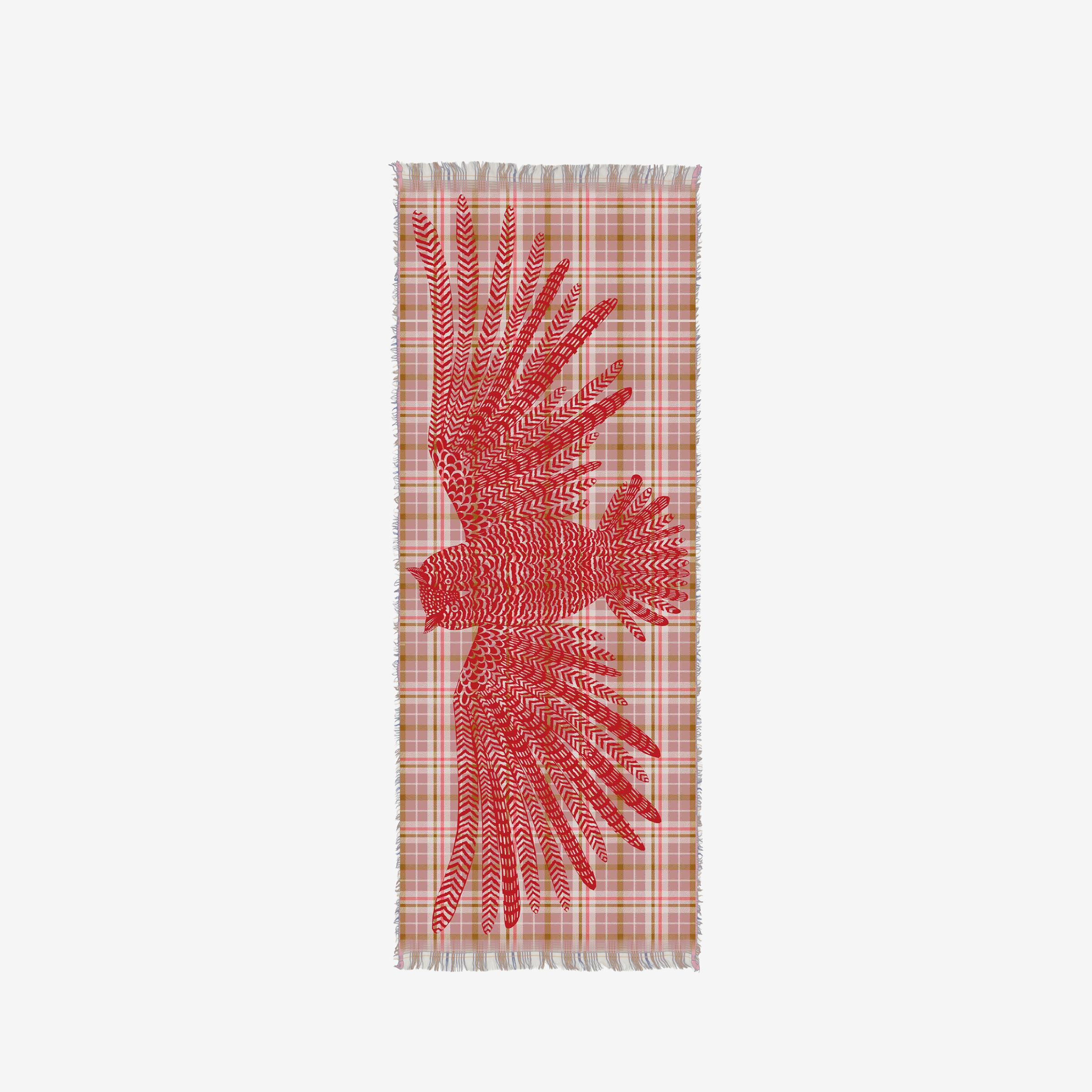Scarf 70 - Hedwige - Coral