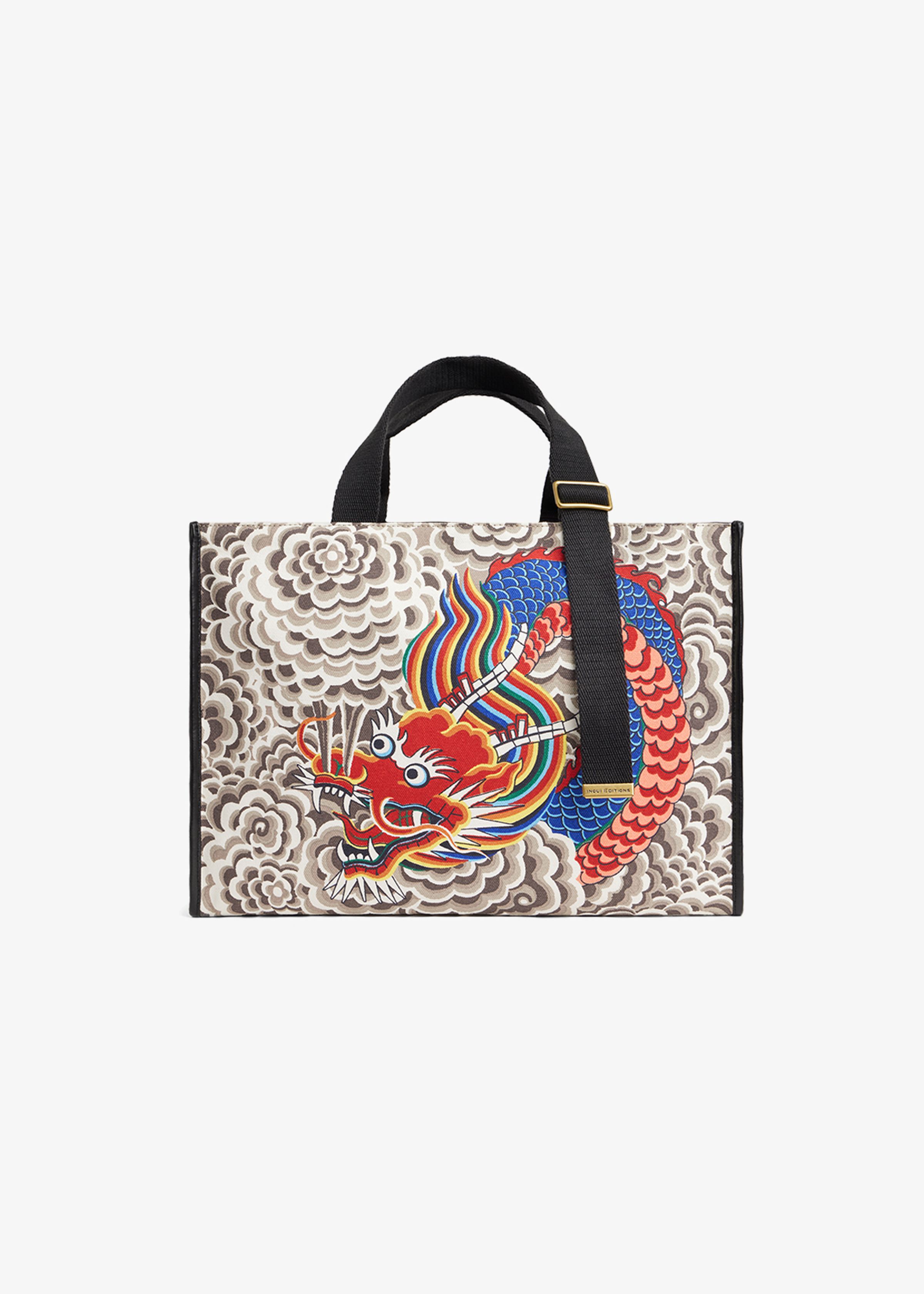 Shopping Bag - Dragon - Grey