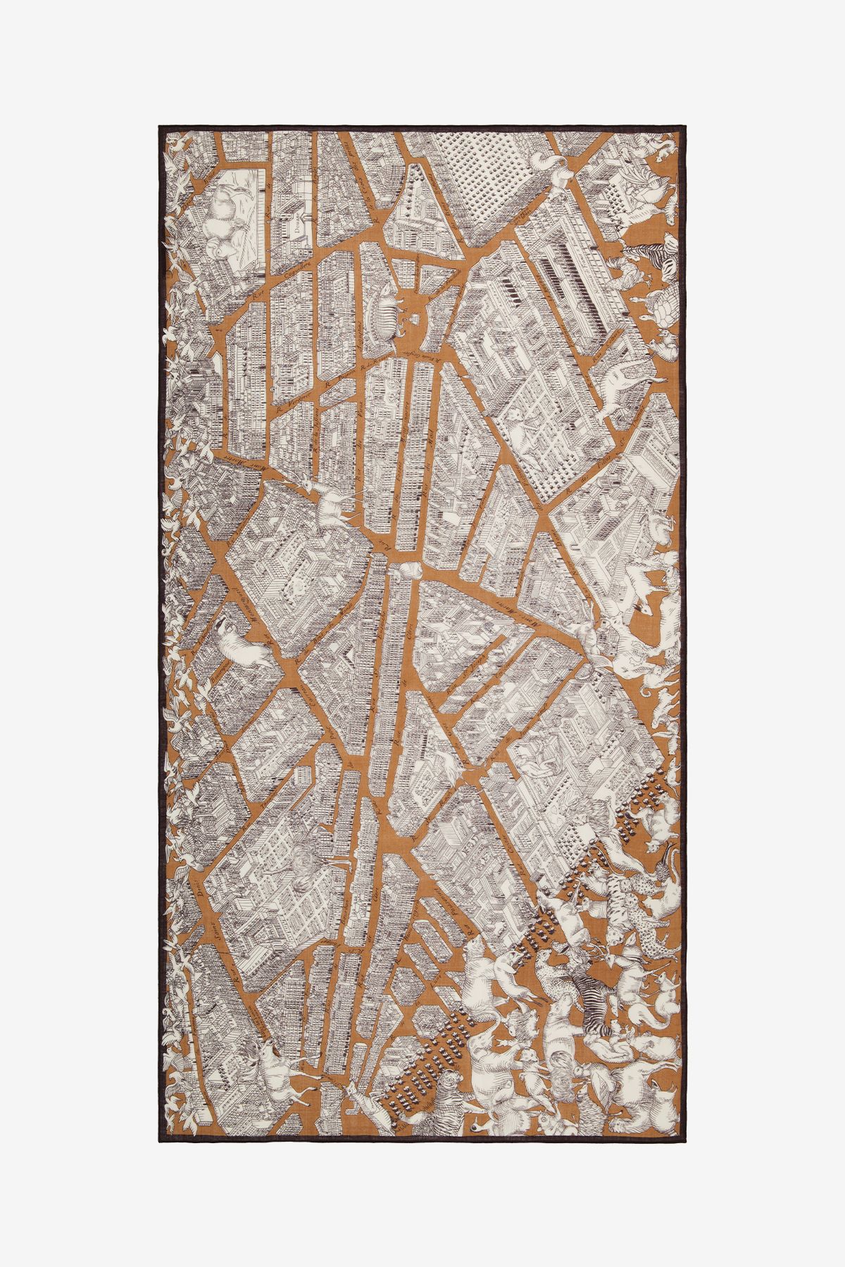 Inoui Editions Scarf - Croco Green