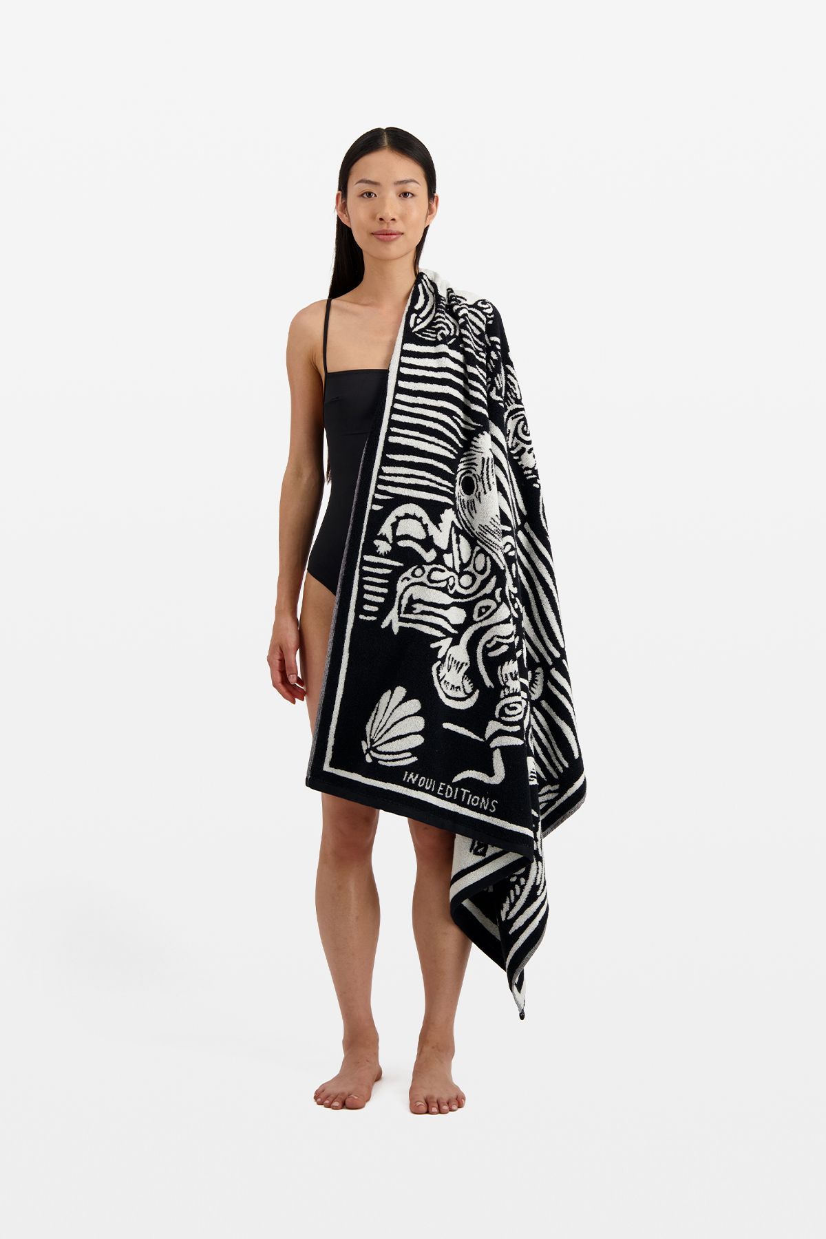 Serviette de plage personnalisée pour mariage italien : cadeau de lune de miel - France