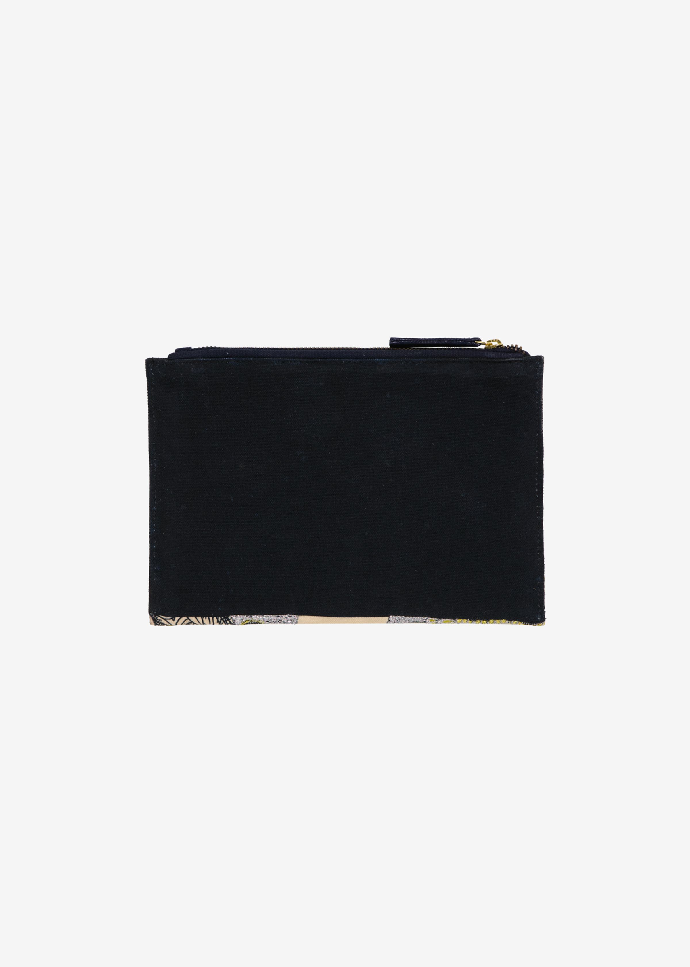 Embroidered Pouch - Magnus - Navy