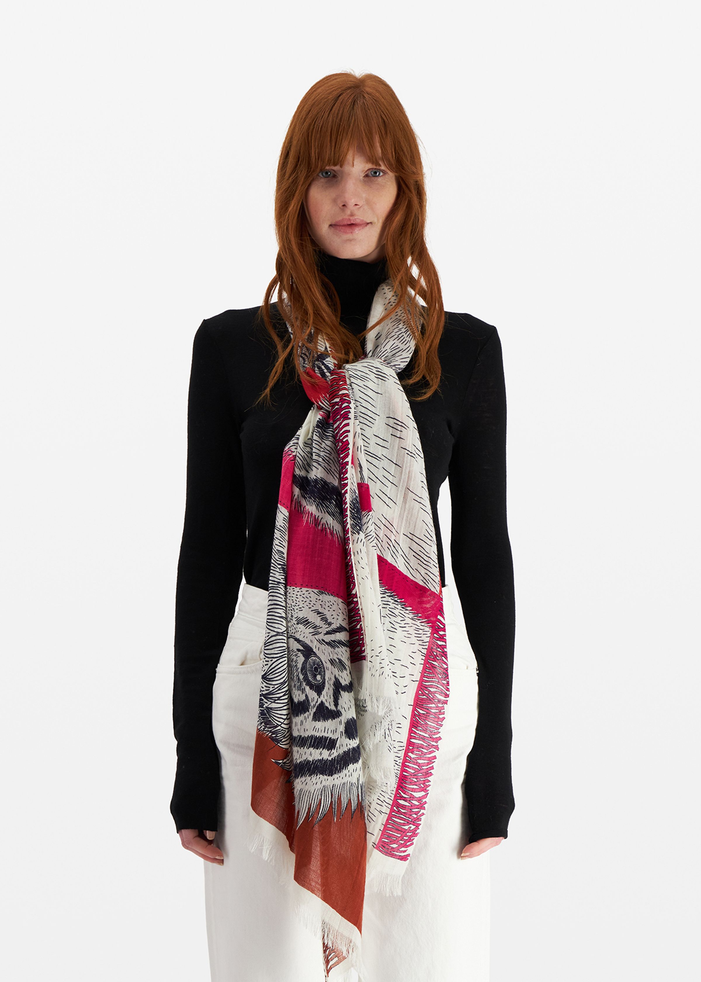Scarf 70 - Freres - Pink