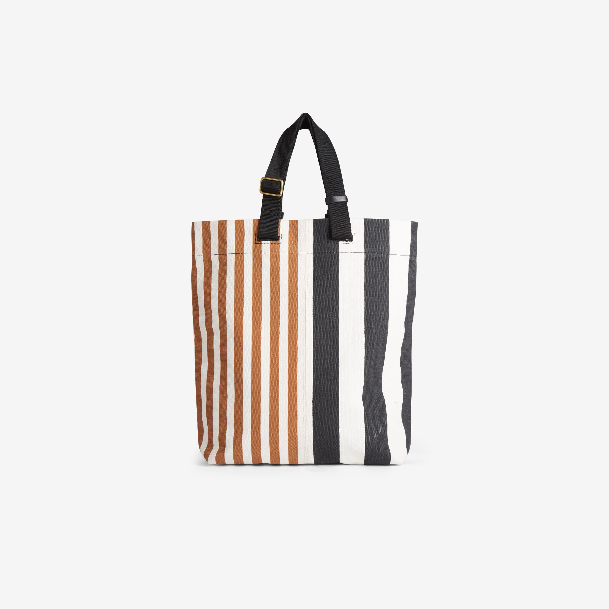 Street Strap Tasche - Bicolor Stripes - Schwarz
