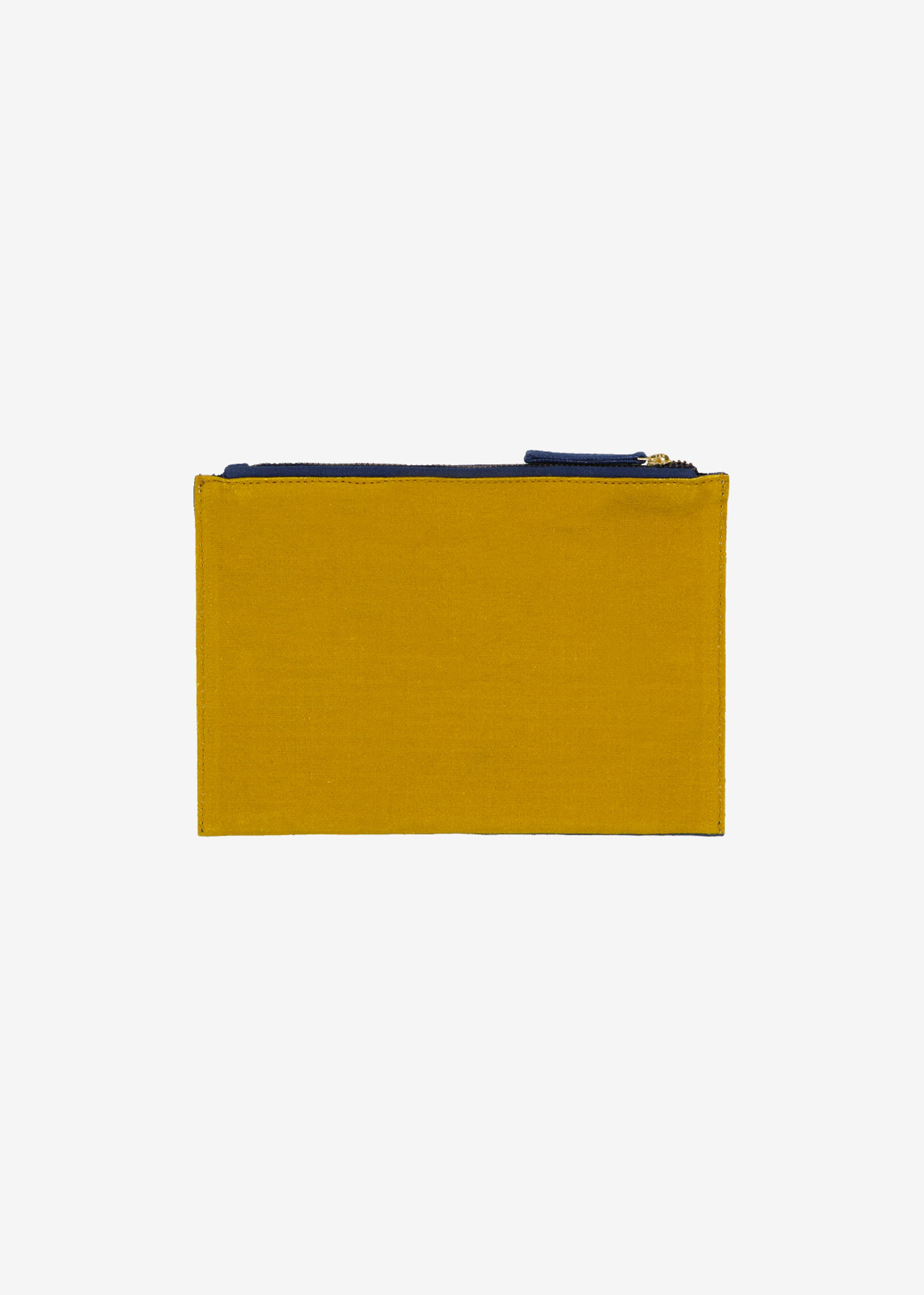 Embroidered Pouch - Central Park - Navy