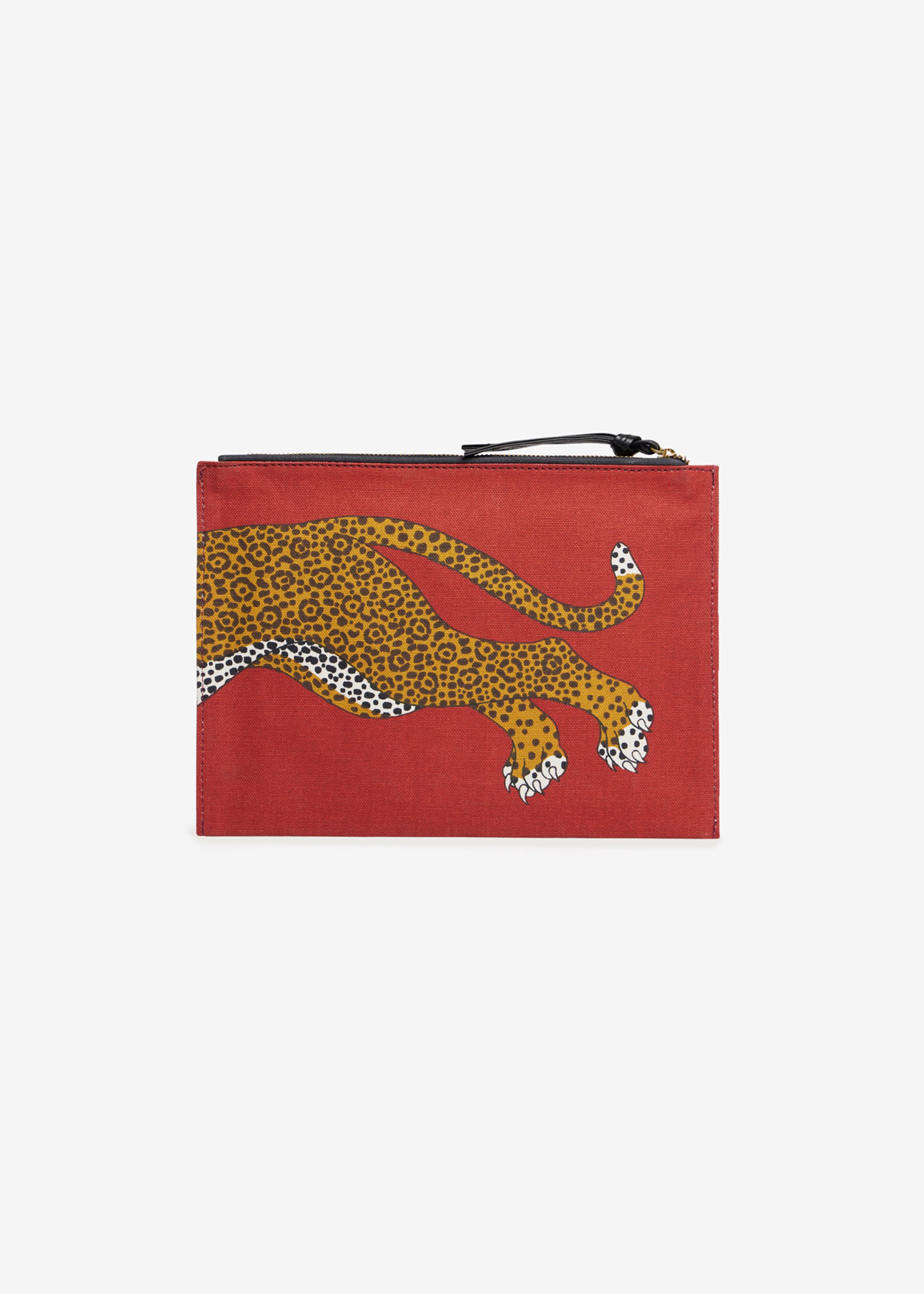 Pochette - Mykonos Leopard - Terracotta