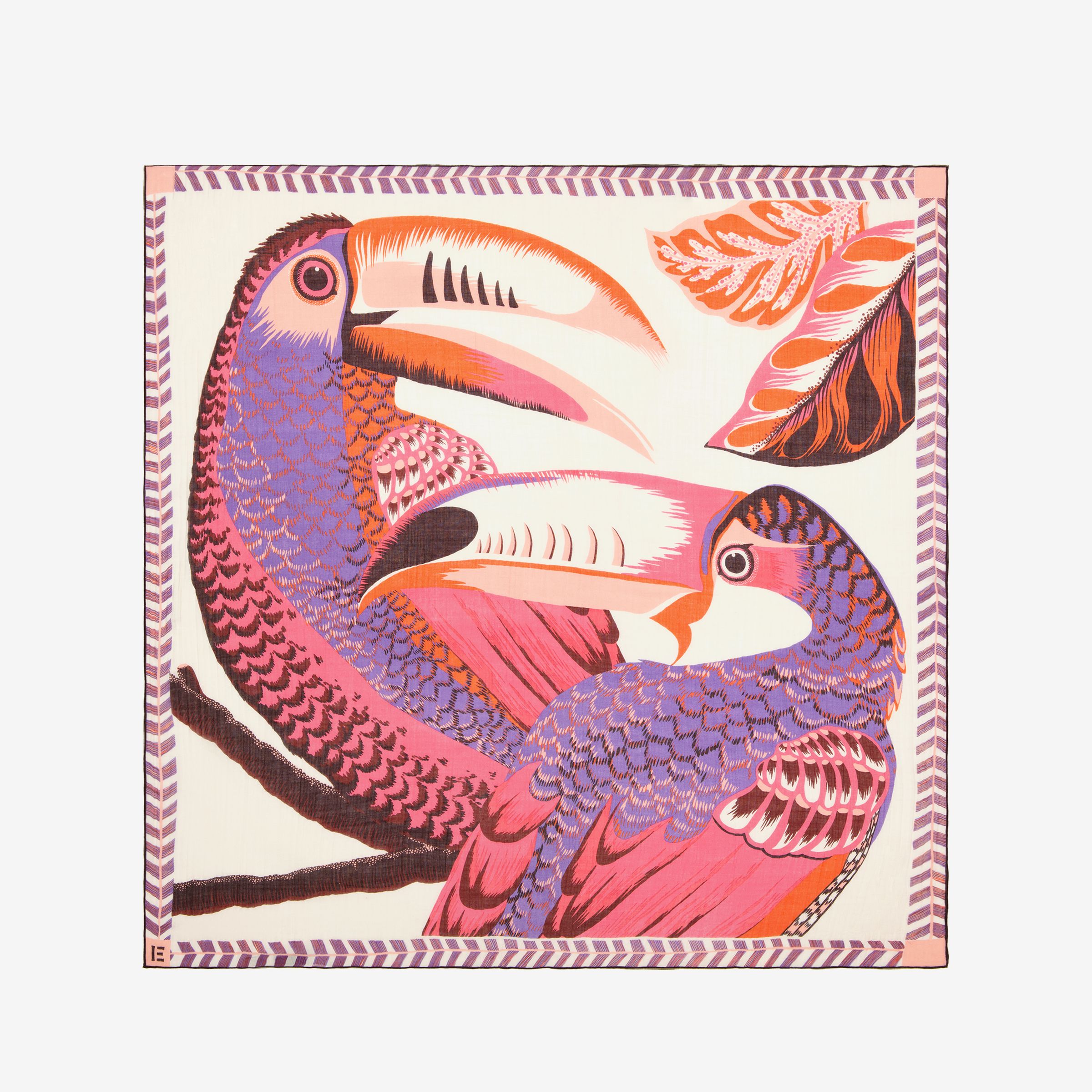 Square 130 - Toucan - Pink