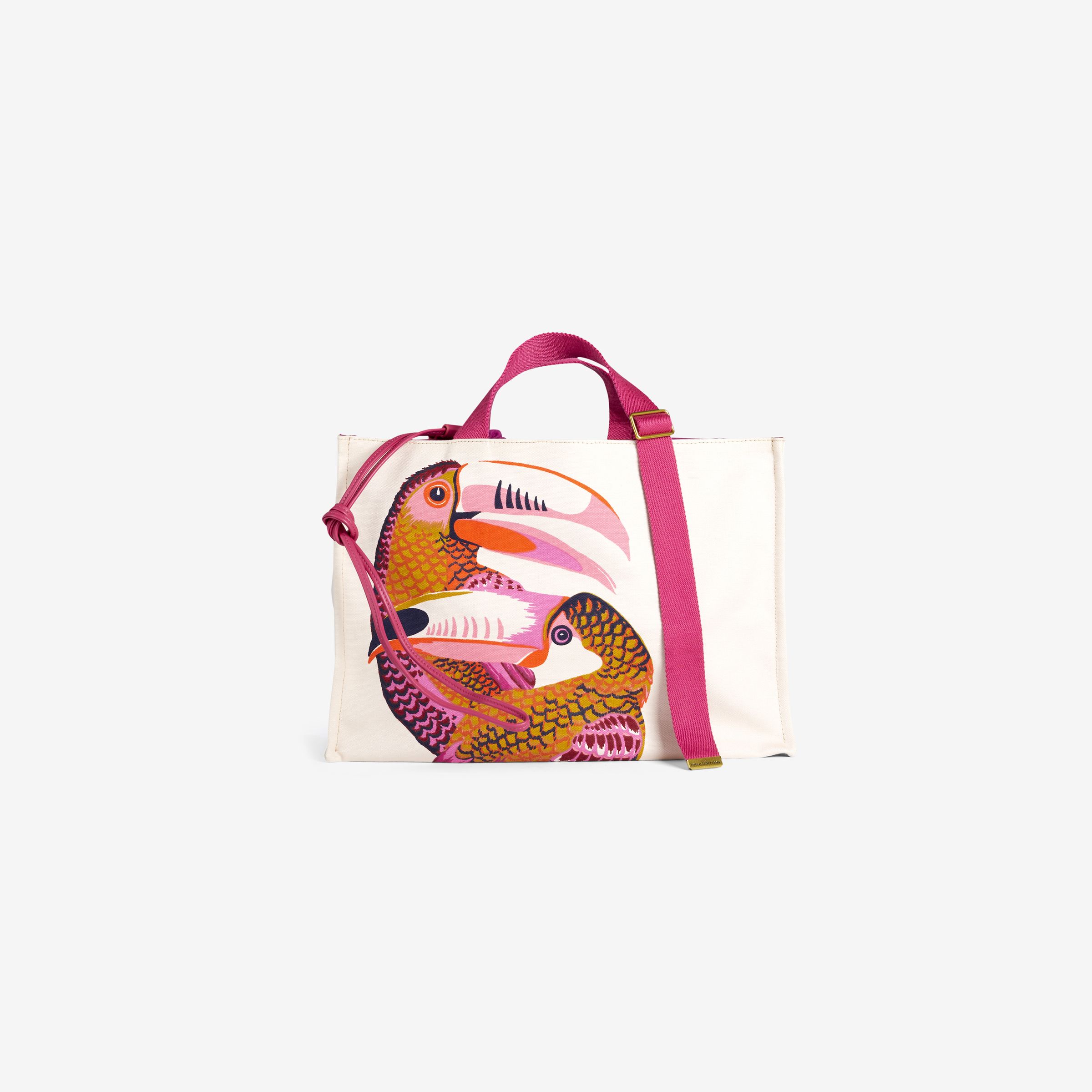 Shopping Bag - Toucan - Fuchsia